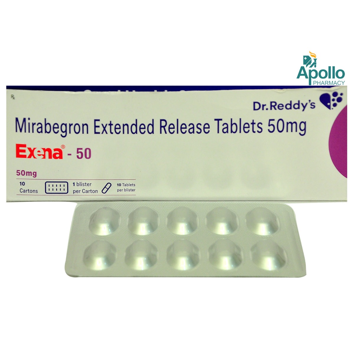 Exena-50 Tablet 10'S, Pack of 10 TABLETS Exena-50 Tablet 10'S, Pack of 10 TABLETS