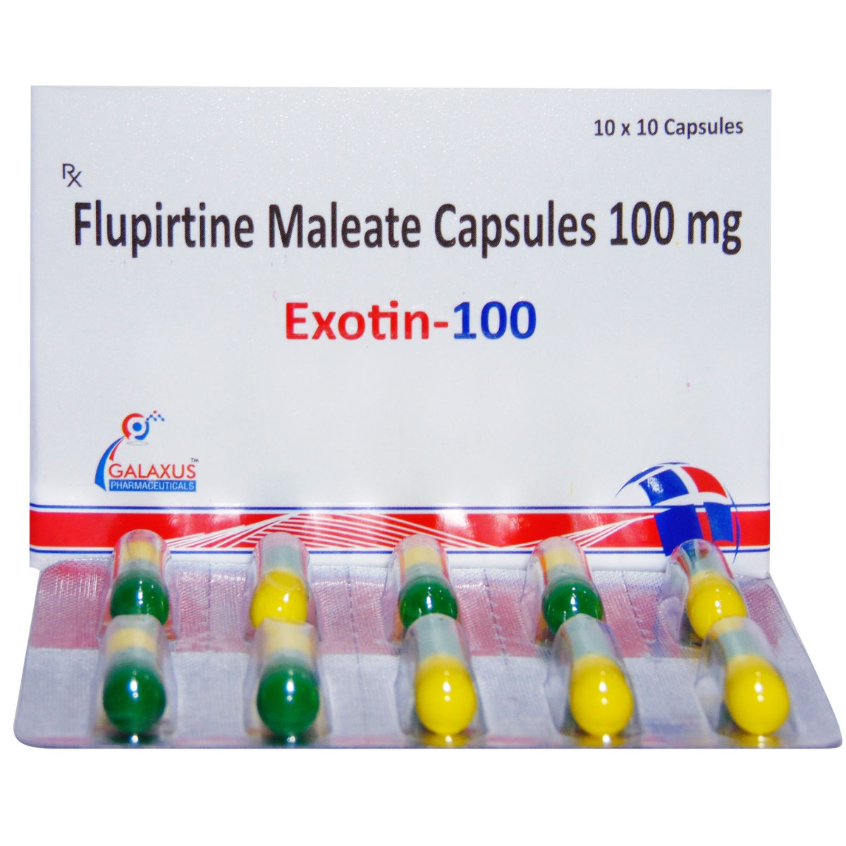 Exotin 100mg Capsule 10's, Pack of 10 CAPSULES Exotin 100mg Capsule 10's, Pack of 10 CAPSULES
