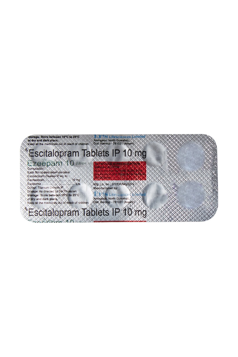 Ezeepam 10 Tablet 10's, Pack of 10 TABLETS Ezeepam 10 Tablet 10's, Pack of 10 TABLETS