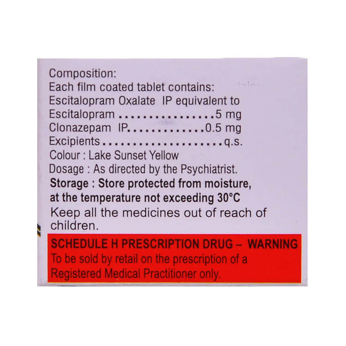 Ezeepam Plus 5 mg Tablet 10's, Pack of 10 TabletS Ezeepam Plus 5 mg Tablet 10's, Pack of 10 TabletS