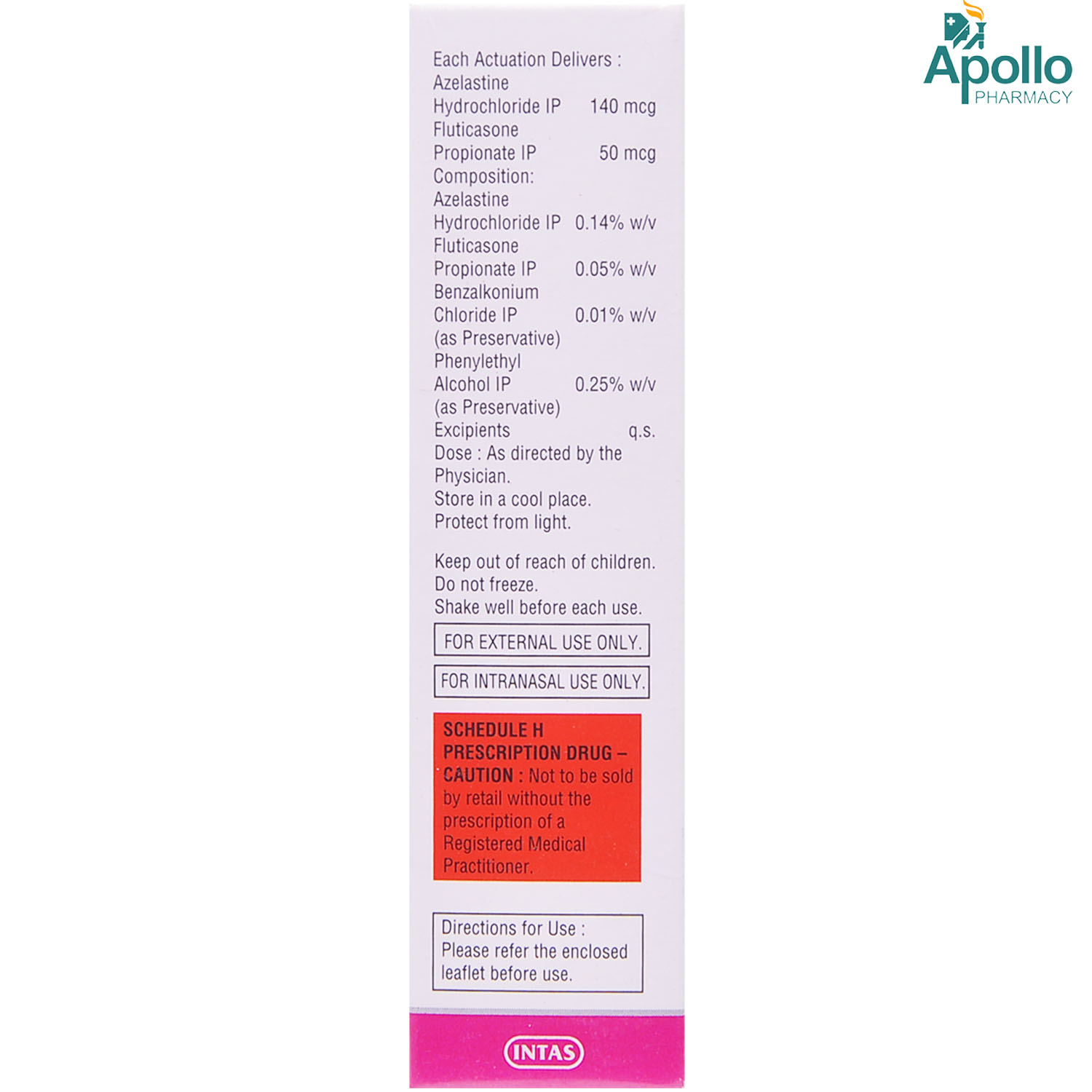 Ezicas AZ Nasal Spray 7 ml, Pack of 1 NASAL SPRAY Ezicas AZ Nasal Spray 7 ml, Pack of 1 NASAL SPRAY