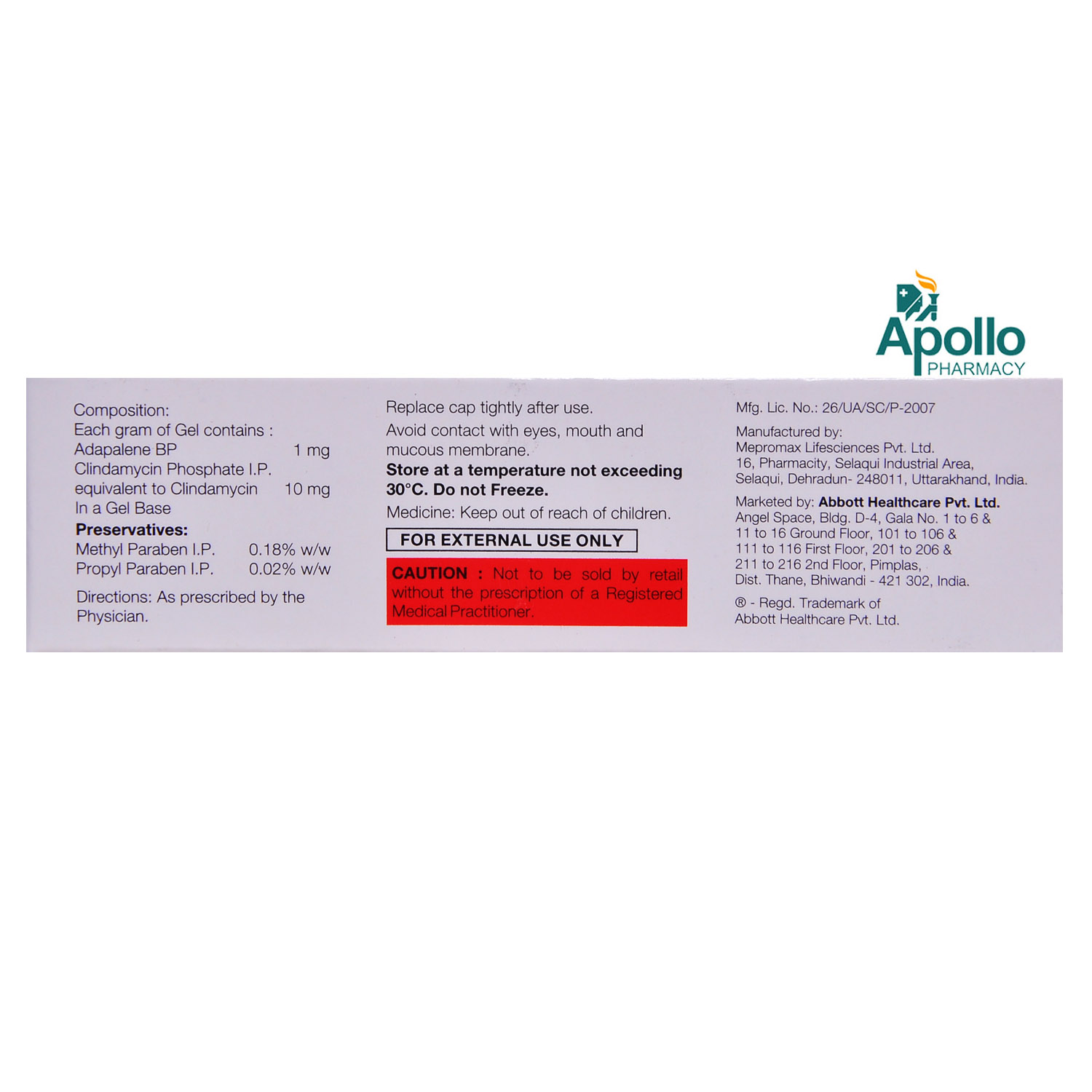 Faceclin AT Gel 15 gm, Pack of 1 GEL Faceclin AT Gel 15 gm, Pack of 1 GEL