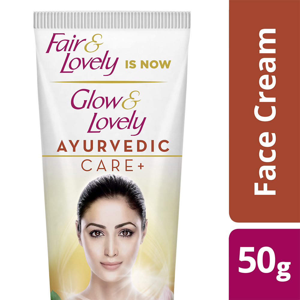 Glow & Lovely Ayurvedic Care+ Face Cream 50 gm | For Natural Glow | Clears Marks & Uneven Skin Tone | Improves Complexion, Pack of 1 Glow & Lovely Ayurvedic Care+ Face Cream 50 gm | For Natural Glow | Clears Marks & Uneven Skin Tone | Improves Complexion, Pack of 1
