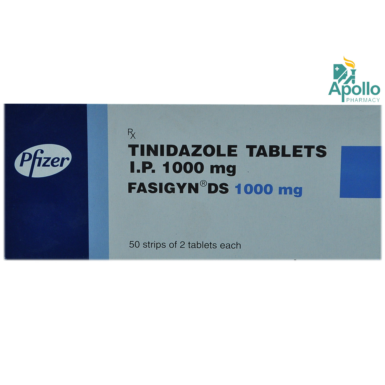 Buy Fasigyn DS 1000 Tablet 2's Online