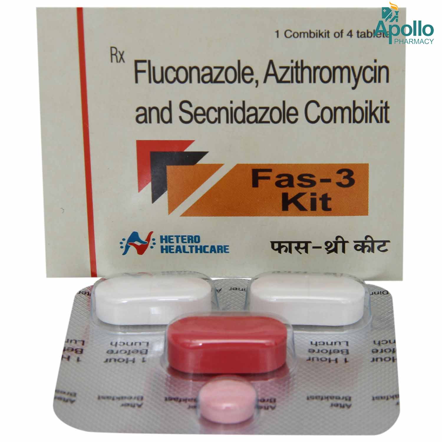 Fas 3 Kit, Pack of 4 TABLETS Fas 3 Kit, Pack of 4 TABLETS