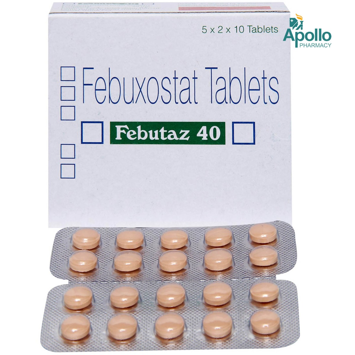 Febutaz 40 Tablet 10's, Pack of 10 TABLETS Febutaz 40 Tablet 10's, Pack of 10 TABLETS