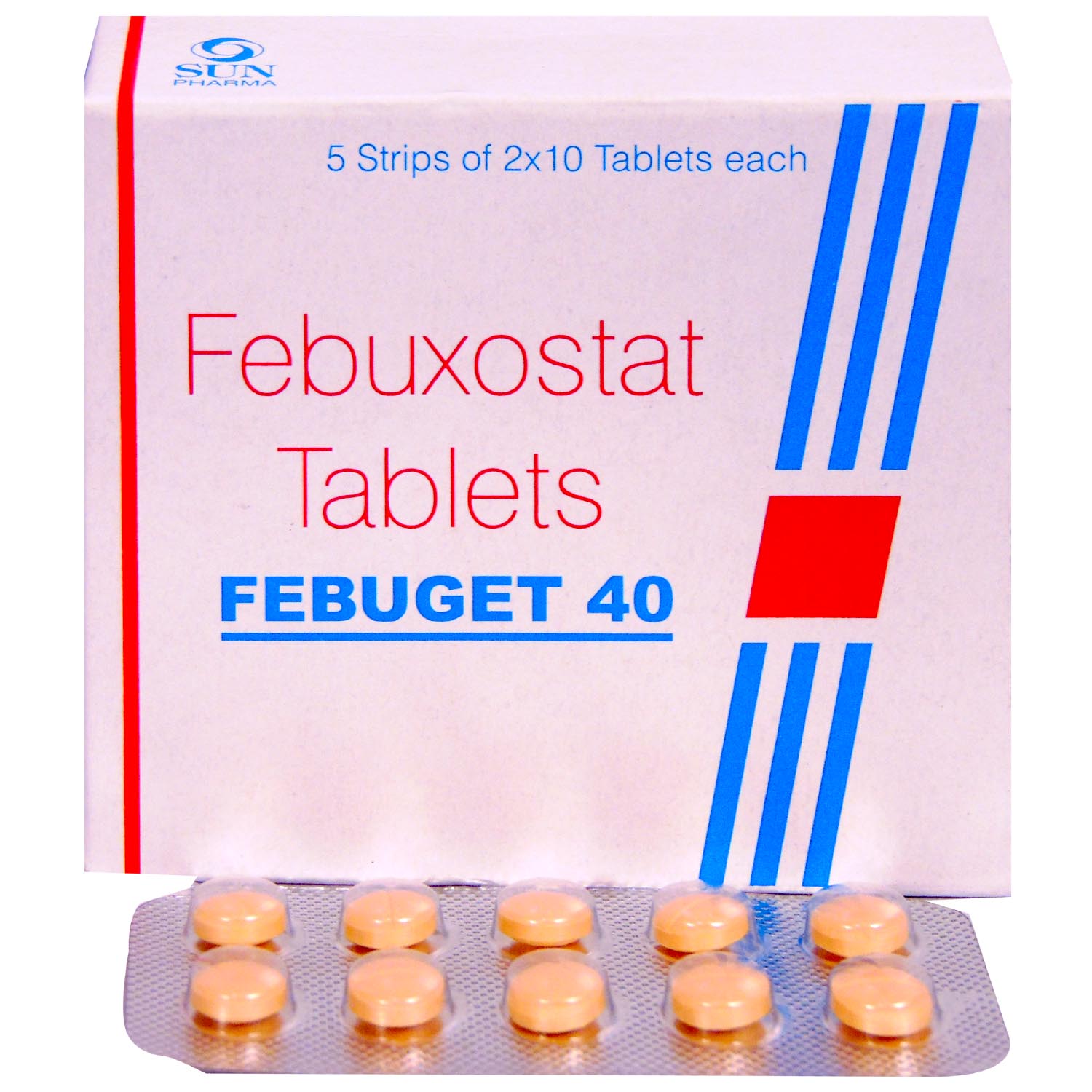 Febuget 40 Tablet 10's, Pack of 10 TABLETS Febuget 40 Tablet 10's, Pack of 10 TABLETS