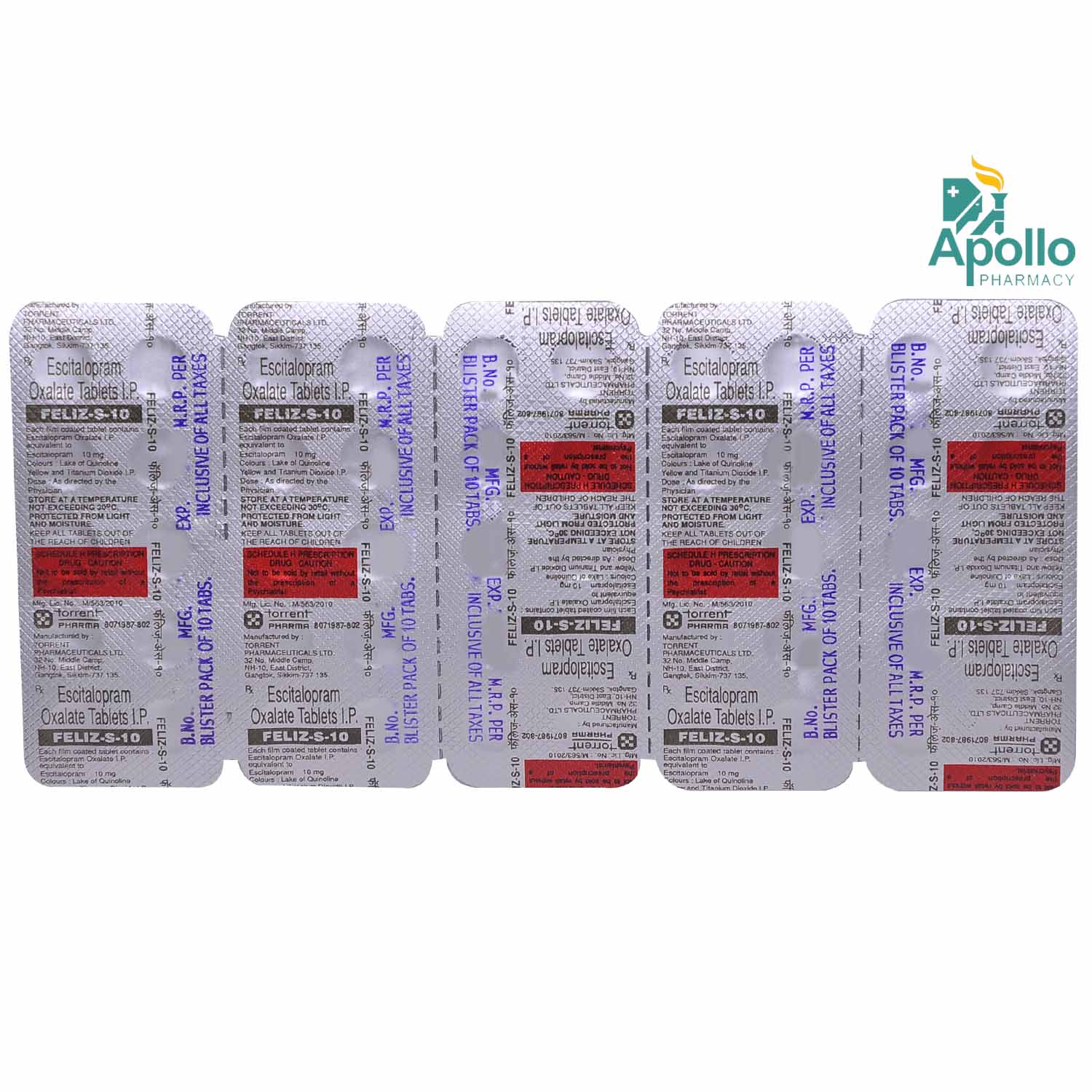 Feliz-S-10 Tablet 10's, Pack of 10 TABLETS Feliz-S-10 Tablet 10's, Pack of 10 TABLETS