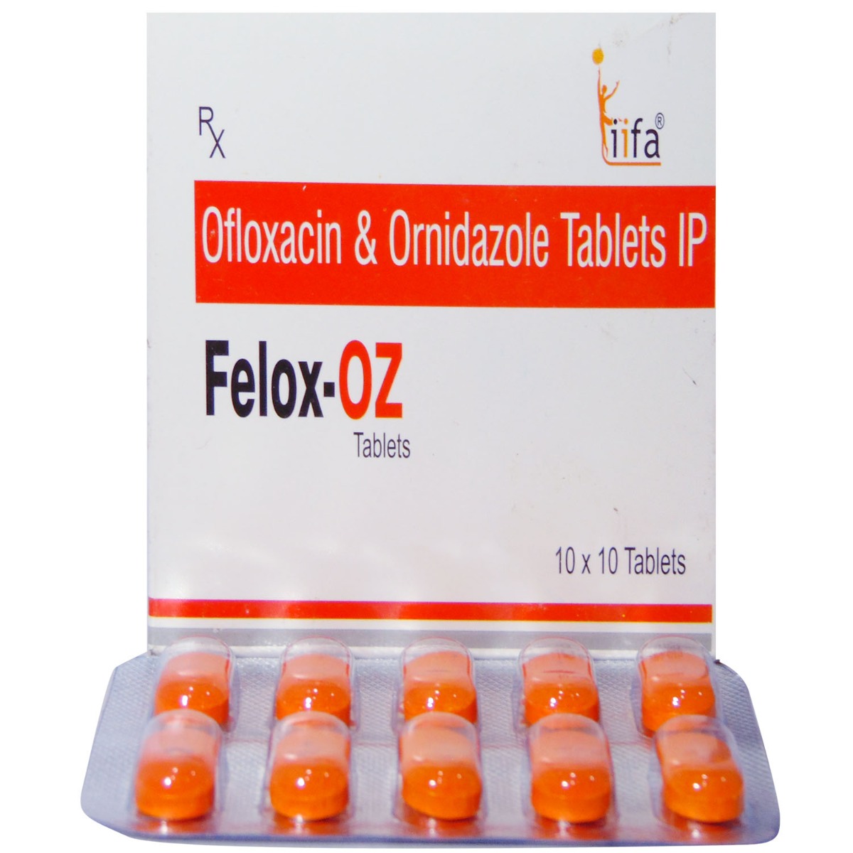 Felox-OZ Tablet 10's, Pack of 10 TabletS Felox-OZ Tablet 10's, Pack of 10 TabletS