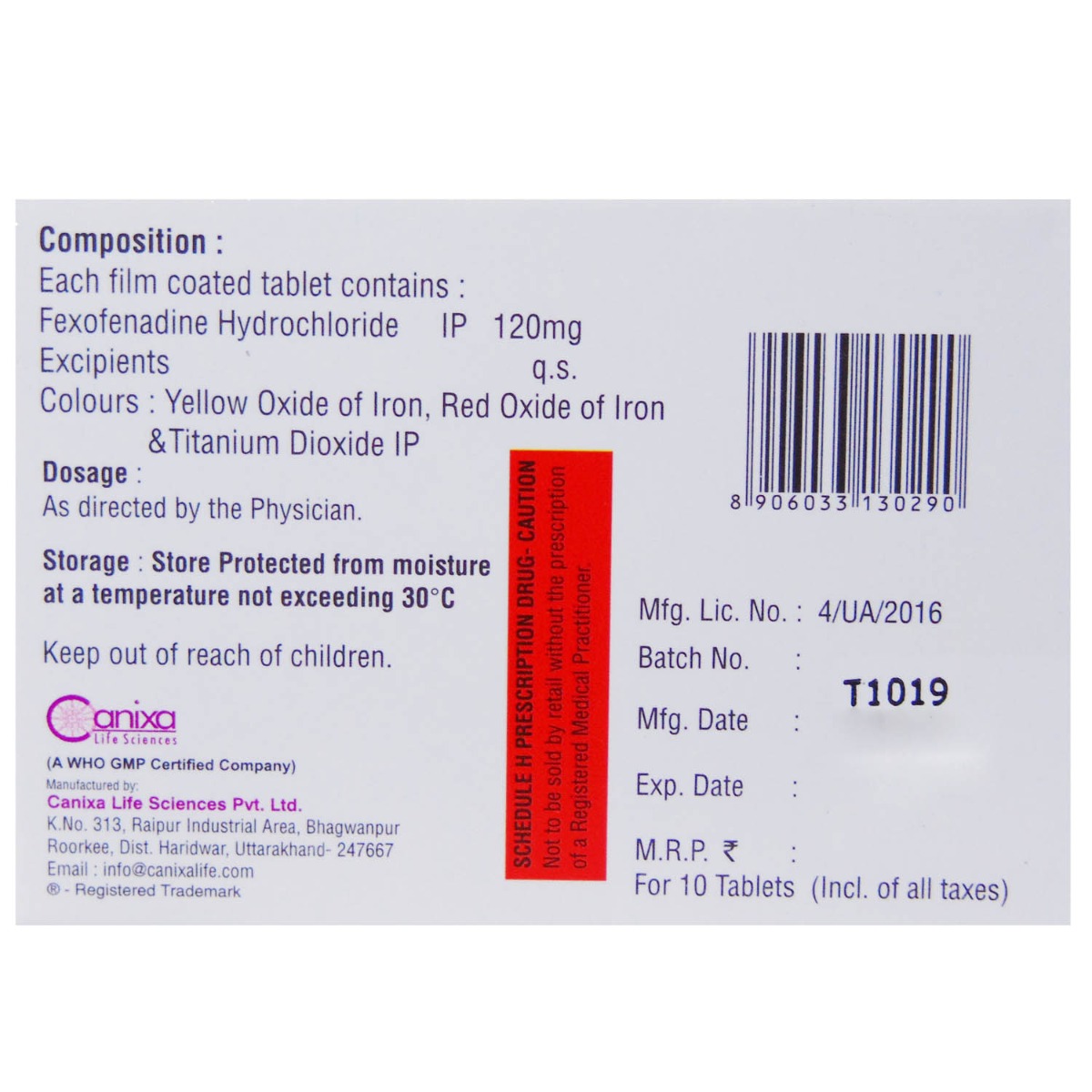 Fenixa 120 mg Tablet 10's, Pack of 10 TabletS Fenixa 120 mg Tablet 10's, Pack of 10 TabletS