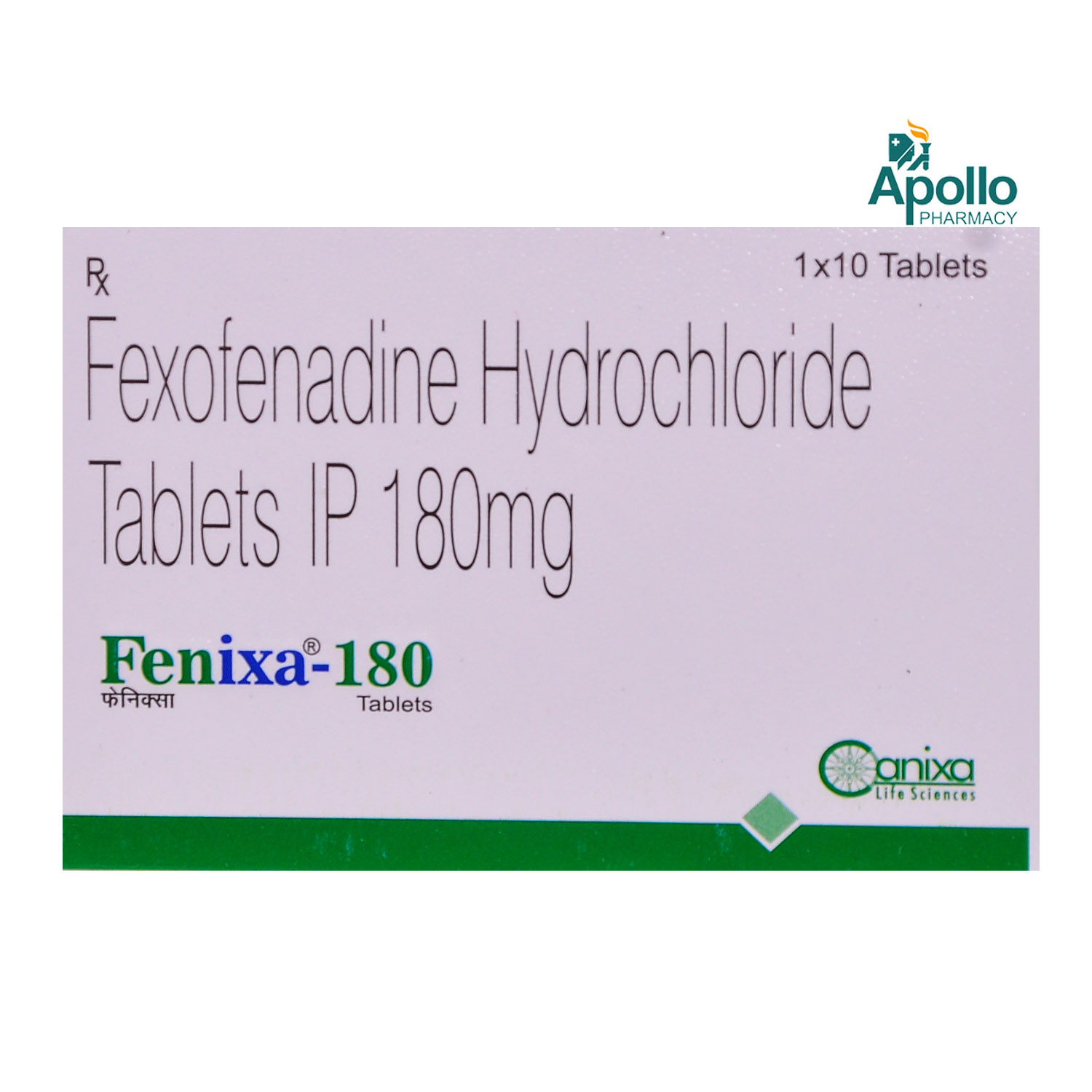 Fenixa-180mg Tablet 10's, Pack of 10 TABLETS Fenixa-180mg Tablet 10's, Pack of 10 TABLETS