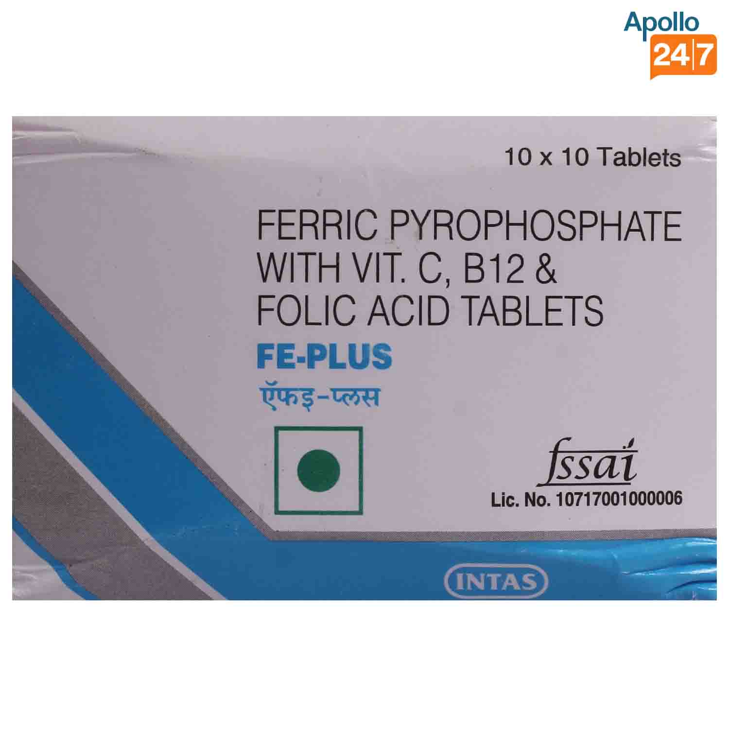 Fe Plus Tablet 10's, Pack of 10 TabletS Fe Plus Tablet 10's, Pack of 10 TabletS
