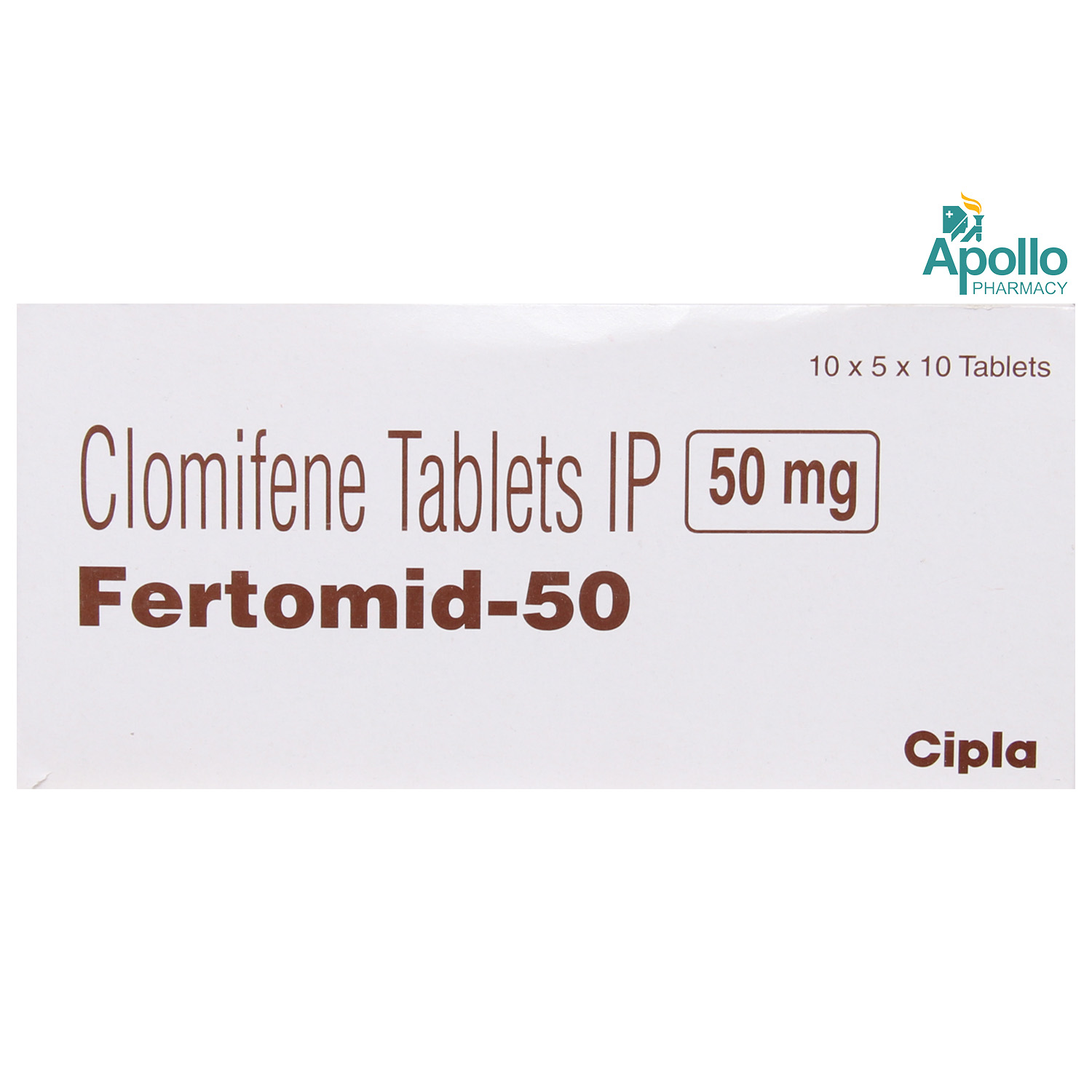 Buy Fertomid-50 Tablet 10's Online