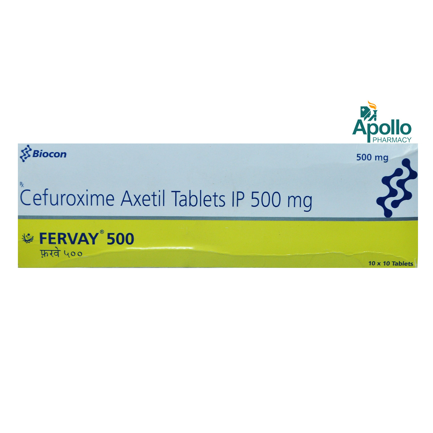 Fervay 500 mg Tablet 10's, Pack of 10 TabletS Fervay 500 mg Tablet 10's, Pack of 10 TabletS