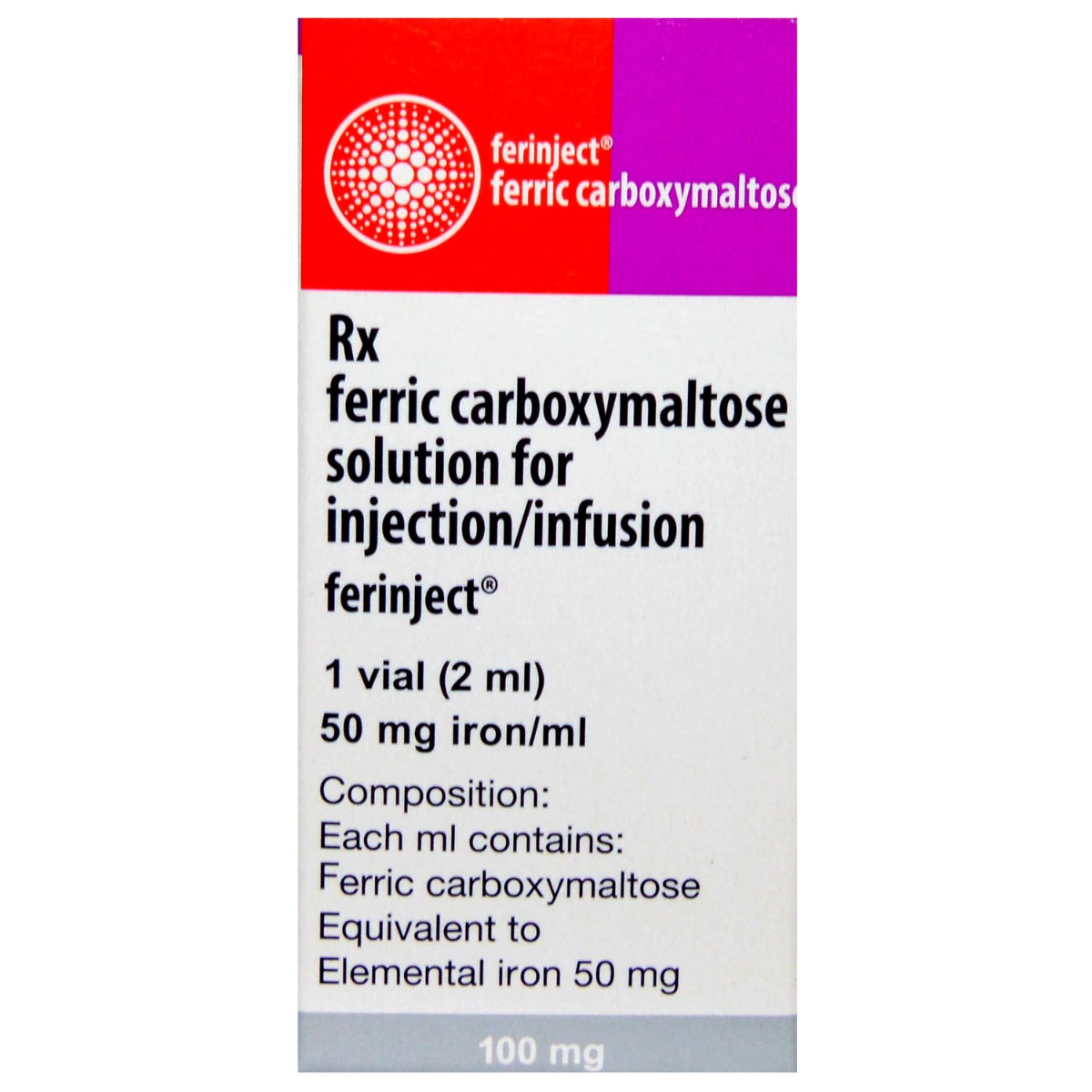 Ferinject Solution For Injection 2 ml, Pack of 1 Injection Ferinject Solution For Injection 2 ml, Pack of 1 Injection