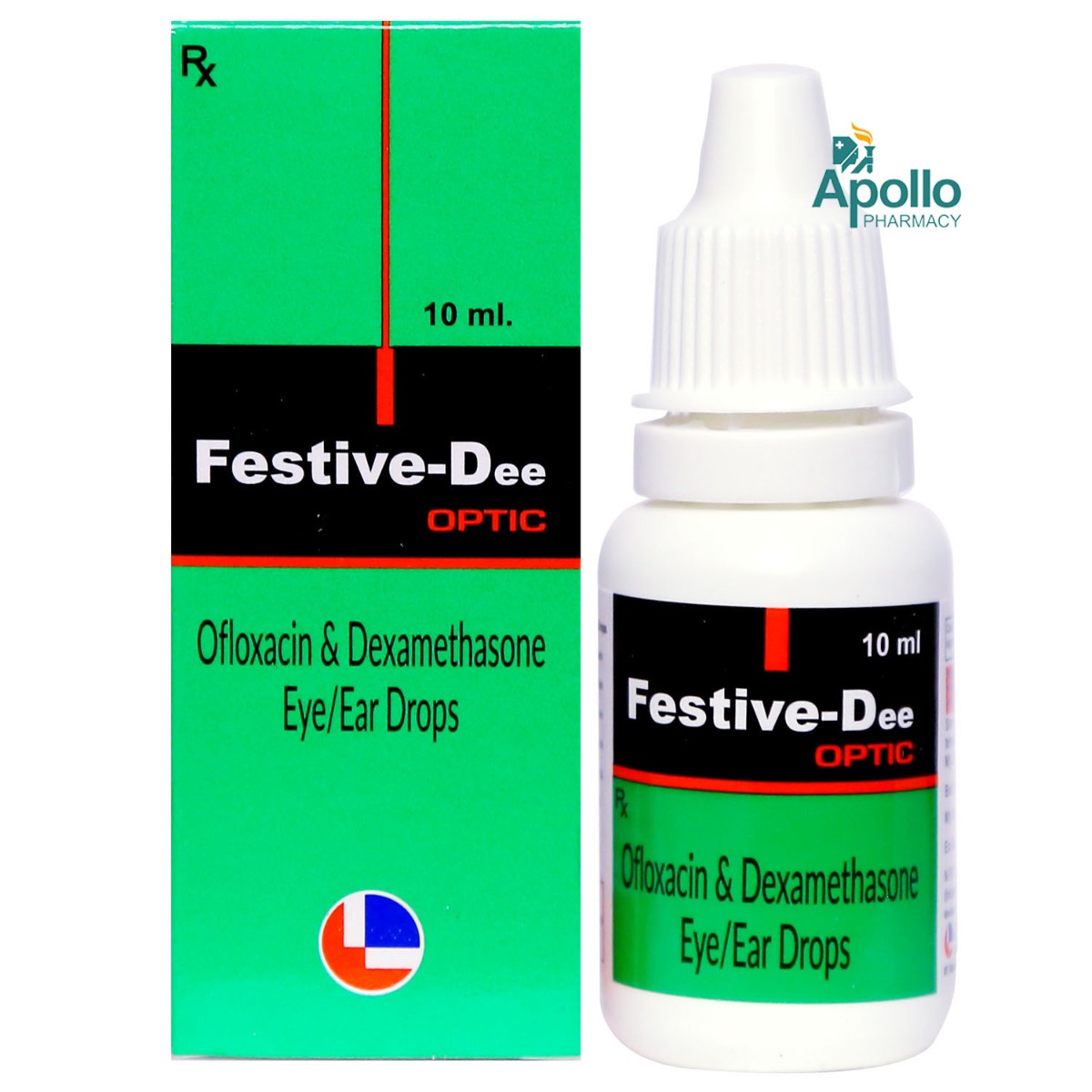 Festive Dee Optic Eye/Ear Drops 10 ml, Pack of 1 EYE/EAR DROPS Festive Dee Optic Eye/Ear Drops 10 ml, Pack of 1 EYE/EAR DROPS