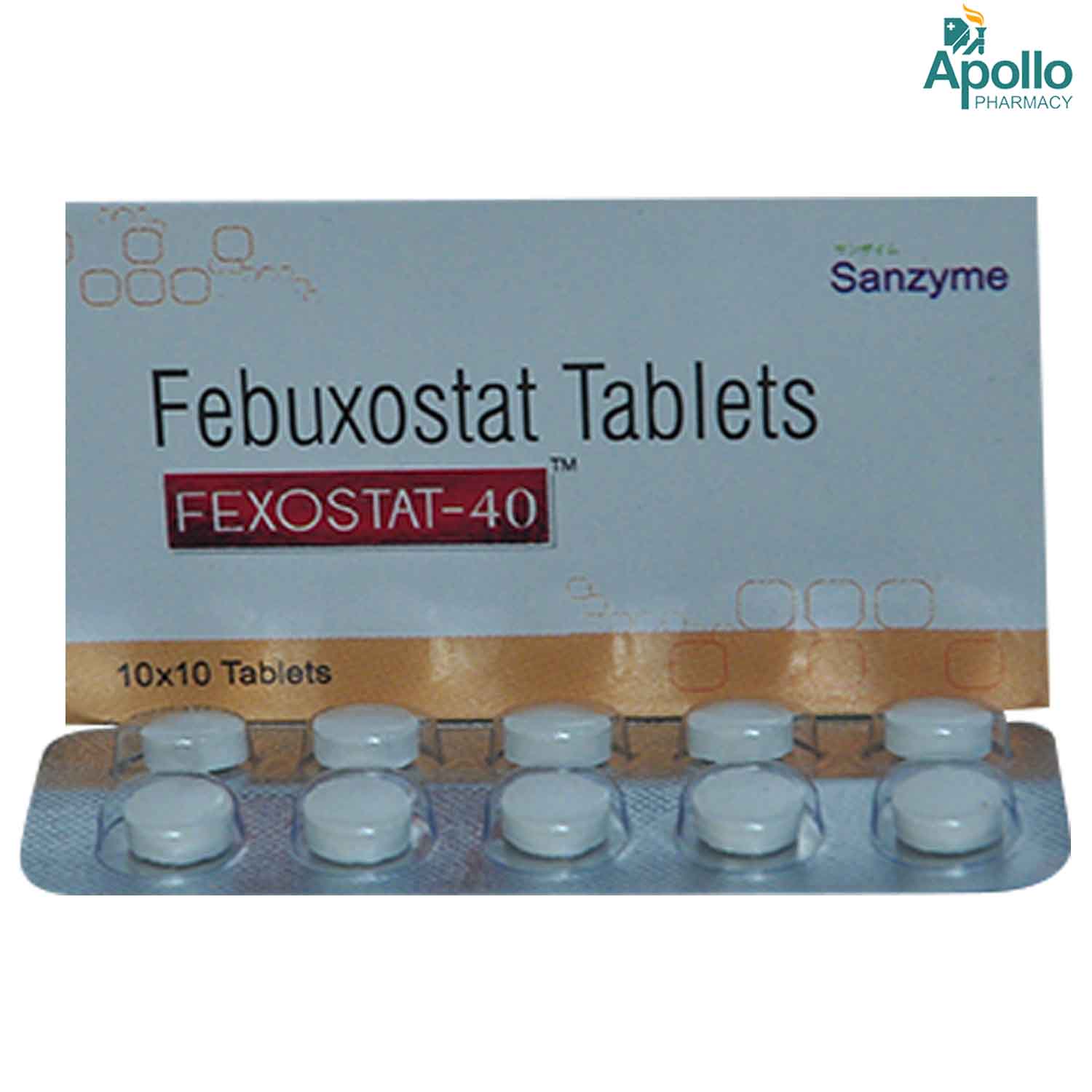 Fexostat-40 Tablet 10's, Pack of 10 TABLETS Fexostat-40 Tablet 10's, Pack of 10 TABLETS