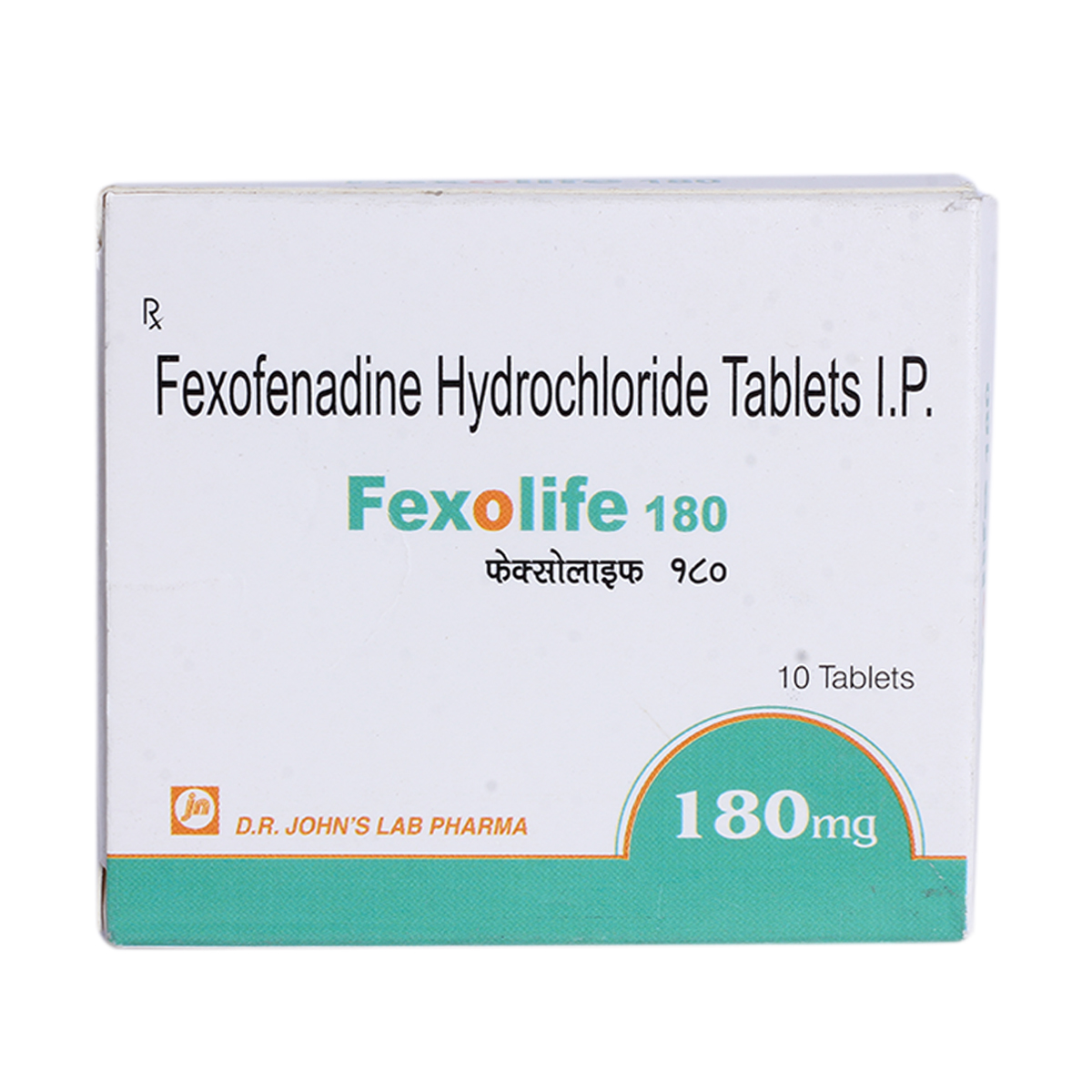 Fexolife 180 mg Tablet 10's, Pack of 10 TabletS Fexolife 180 mg Tablet 10's, Pack of 10 TabletS