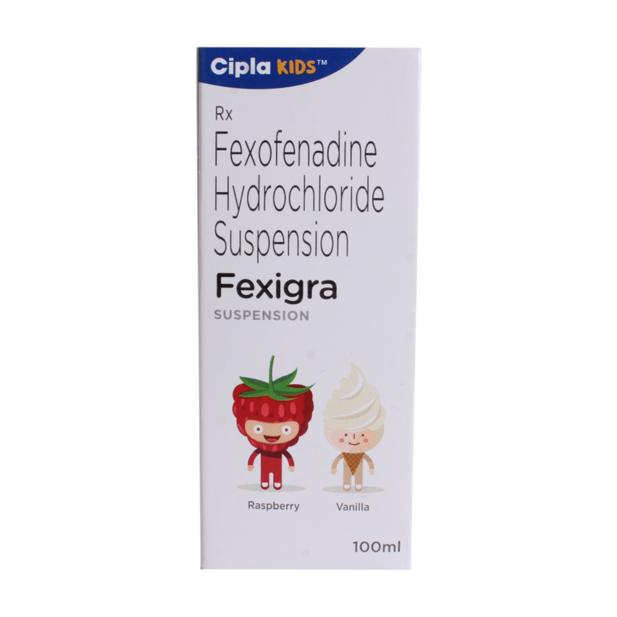 Fexigra 30 mg Raspberry & Vanilla Suspension 100 ml, Pack of 1 LIQUID Fexigra 30 mg Raspberry & Vanilla Suspension 100 ml, Pack of 1 LIQUID
