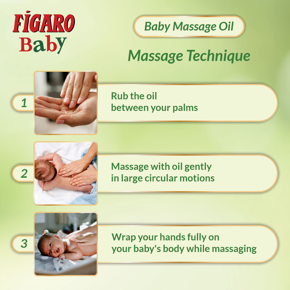 Figaro Baby Massage Oil, 200 ml, Pack of 1 Figaro Baby Massage Oil, 200 ml, Pack of 1