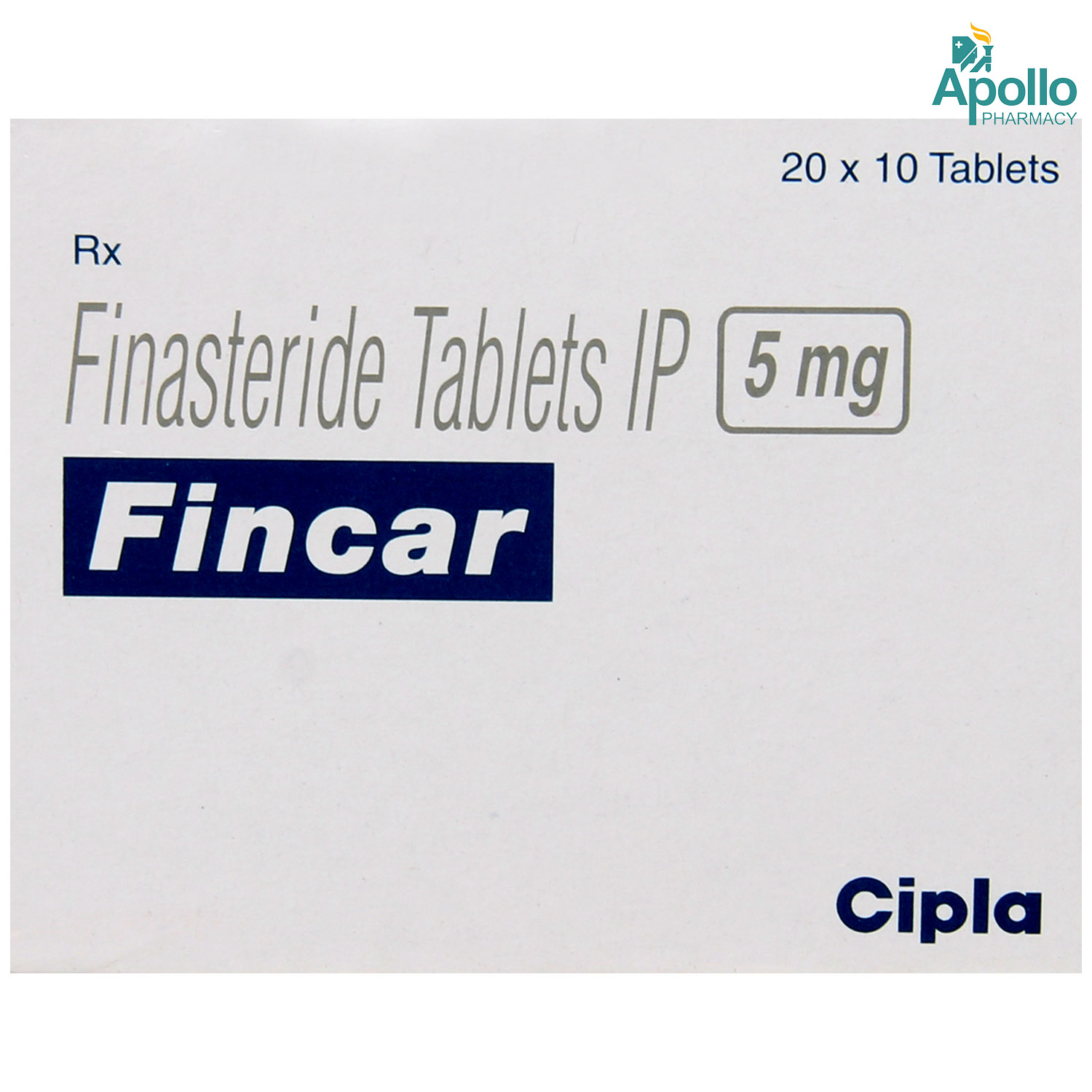Fincar Tablet 10's, Pack of 10 TABLETS Fincar Tablet 10's, Pack of 10 TABLETS