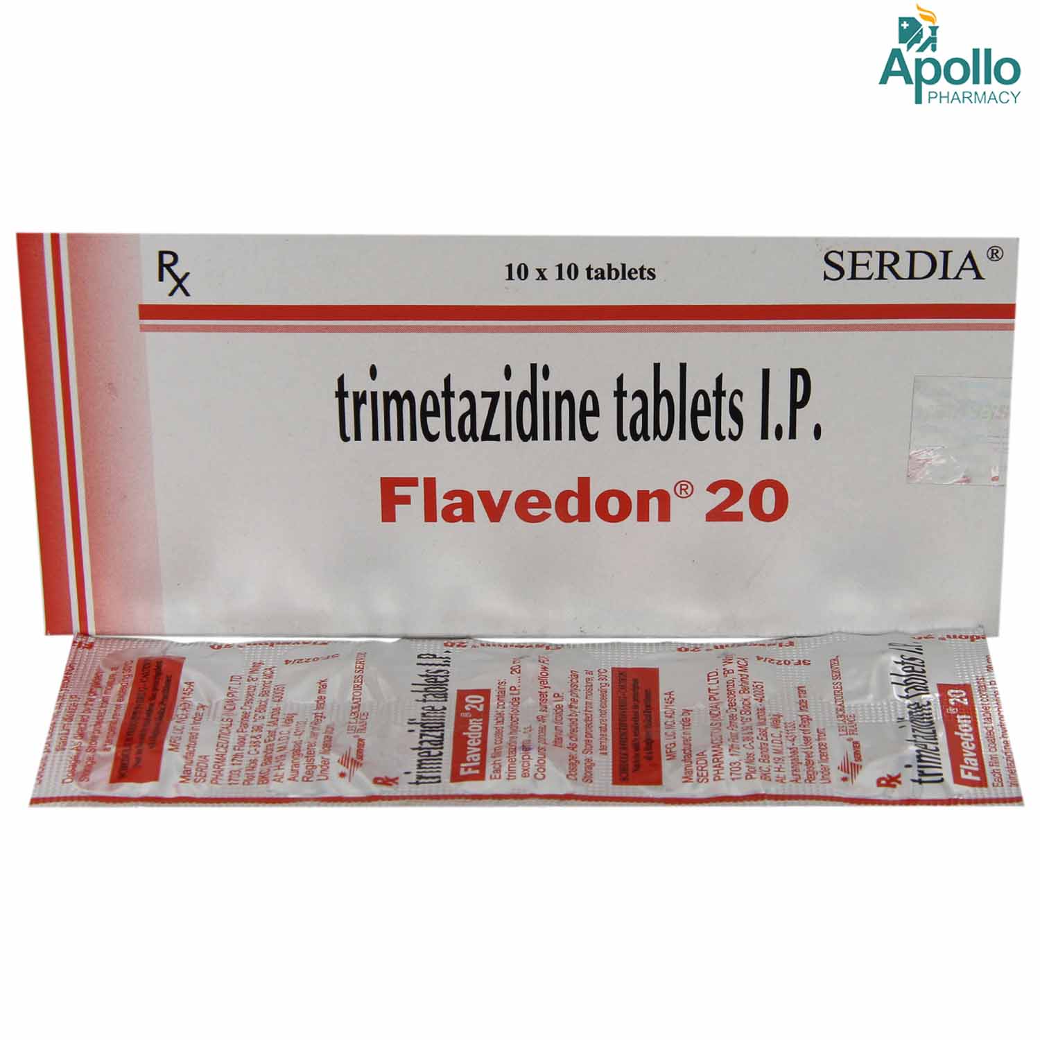Flavedon 20 Tablet 10's, Pack of 10 TABLETS Flavedon 20 Tablet 10's, Pack of 10 TABLETS