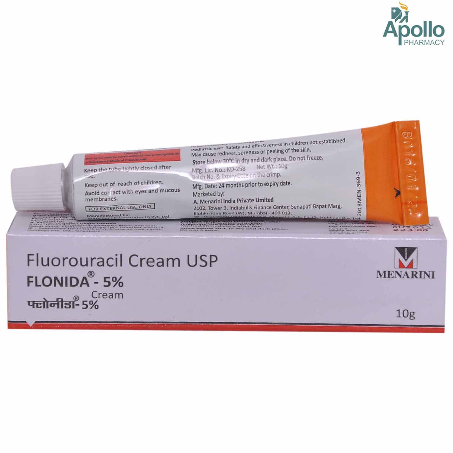 Flonida 5% Cream 10 gm, Pack of 1 CREAM Flonida 5% Cream 10 gm, Pack of 1 CREAM