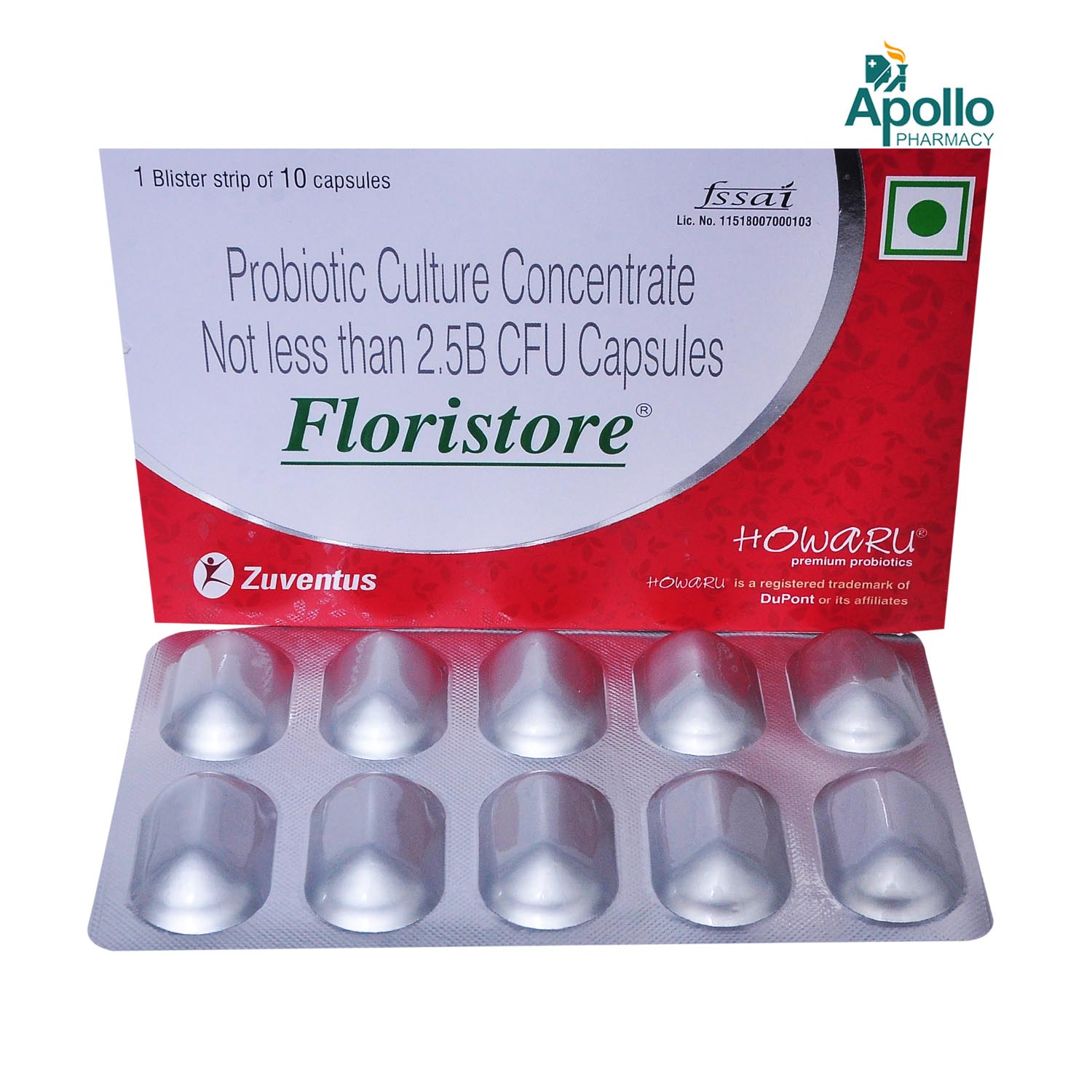 Floristore Capsule 10's, Pack of 10 CAPSULES Floristore Capsule 10's, Pack of 10 CAPSULES