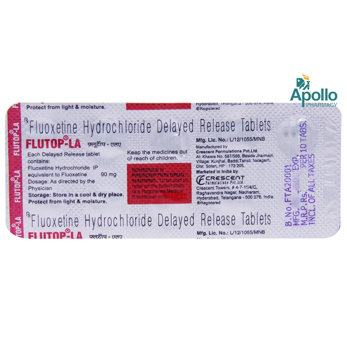 Flutop-LA Tablet 10's, Pack of 10 TabletS Flutop-LA Tablet 10's, Pack of 10 TabletS