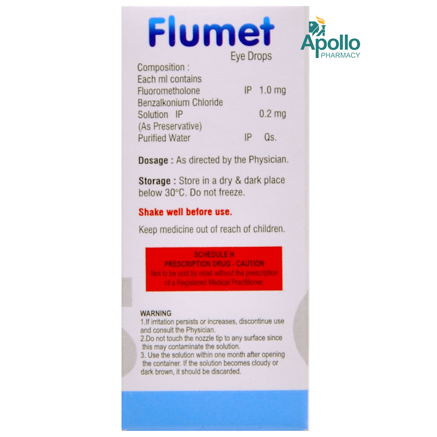 FLUMET DROPS 5ML, Pack of 1 DROPS FLUMET DROPS 5ML, Pack of 1 DROPS