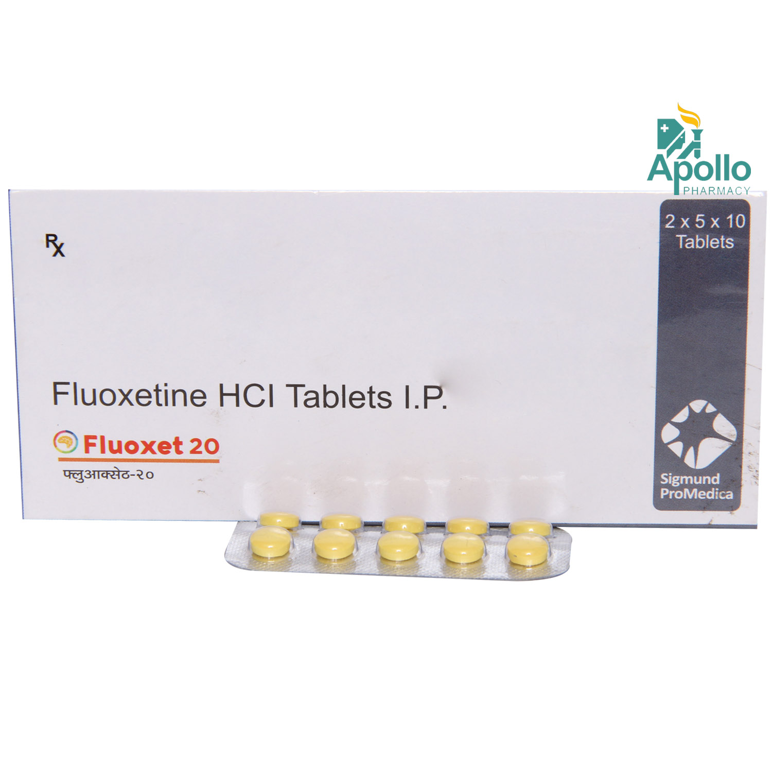 Fluoxet 20 Tablet 10's, Pack of 10 TABLETS Fluoxet 20 Tablet 10's, Pack of 10 TABLETS