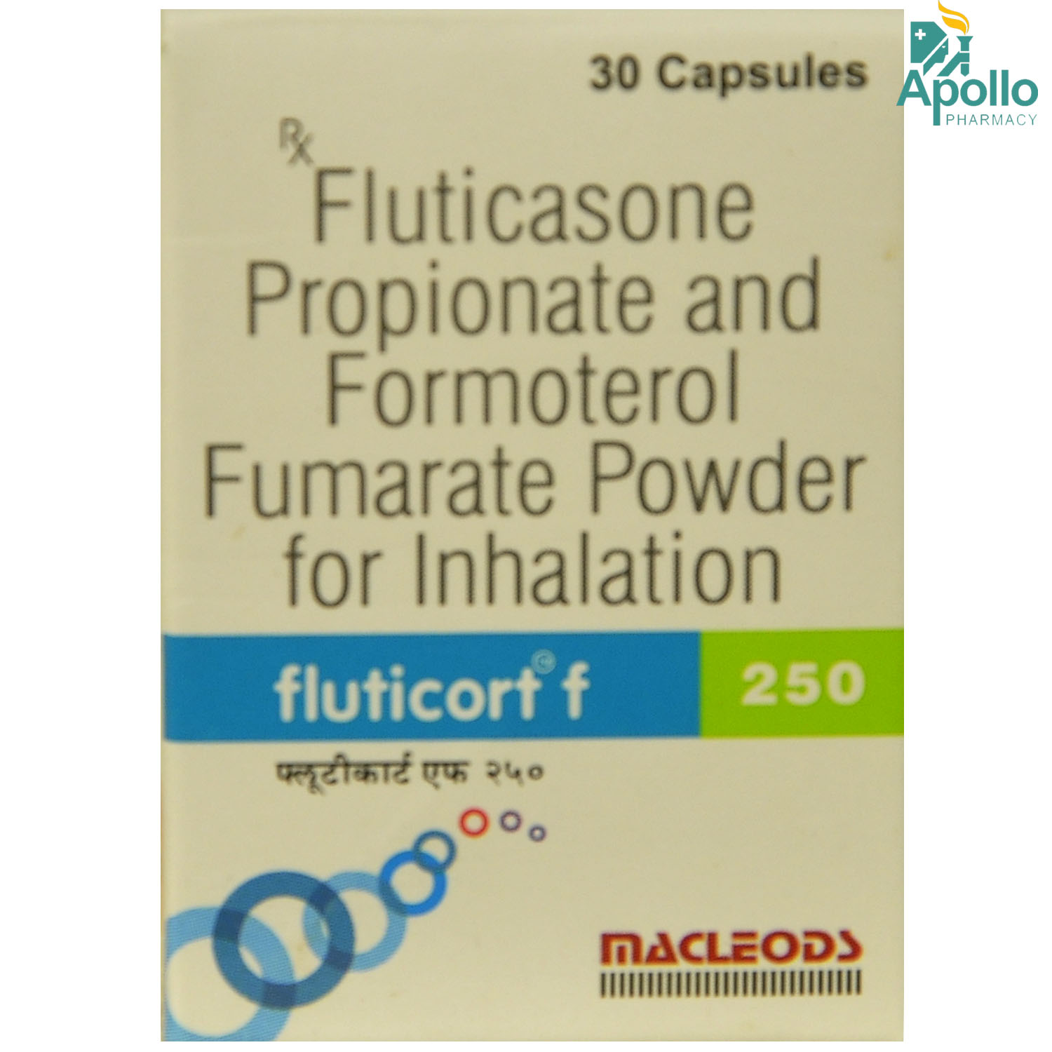 Buy Fluticort F 250 Capsule 30's Online