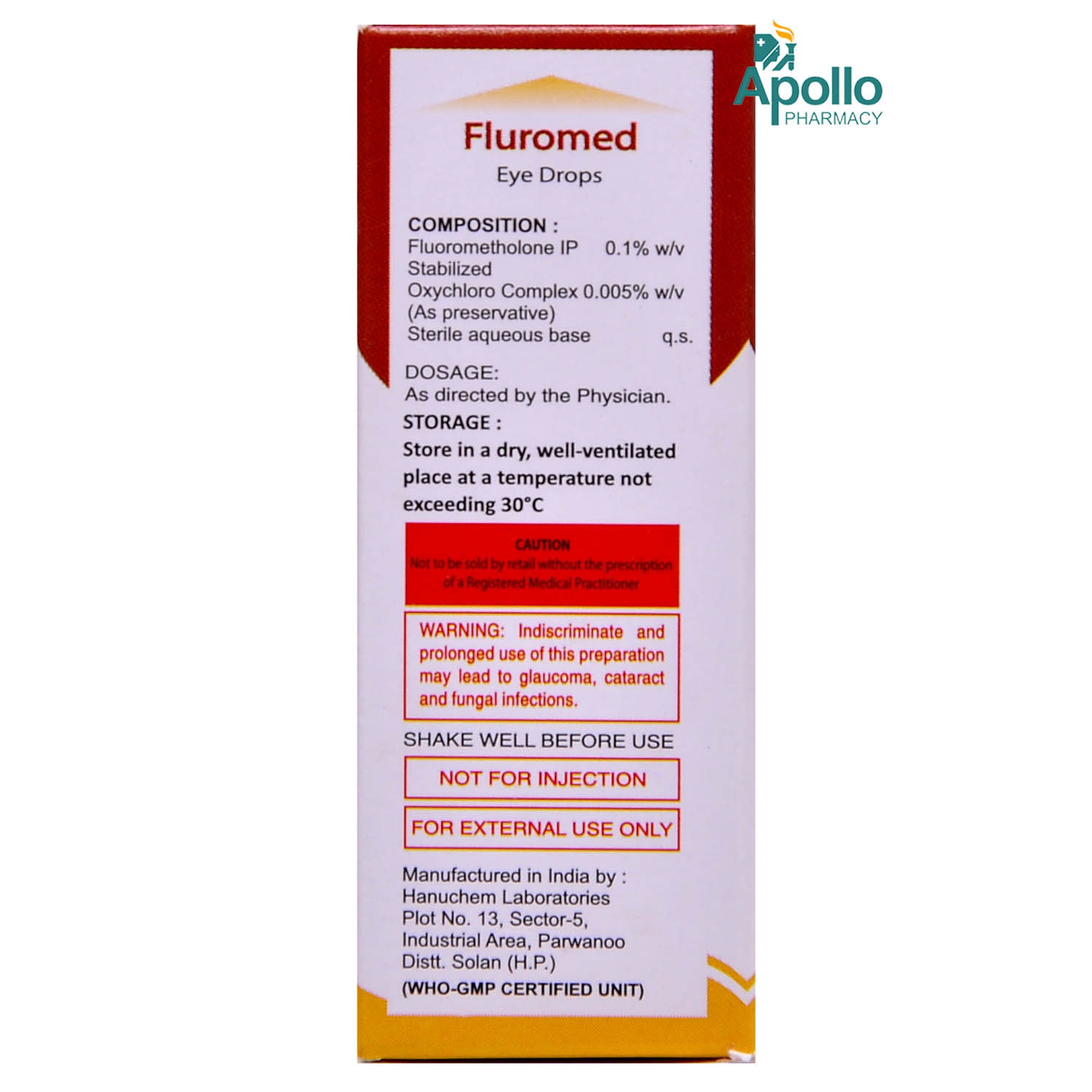 Fluromed Eye Drop 5 ml, Pack of 1 EYE DROPS Fluromed Eye Drop 5 ml, Pack of 1 EYE DROPS