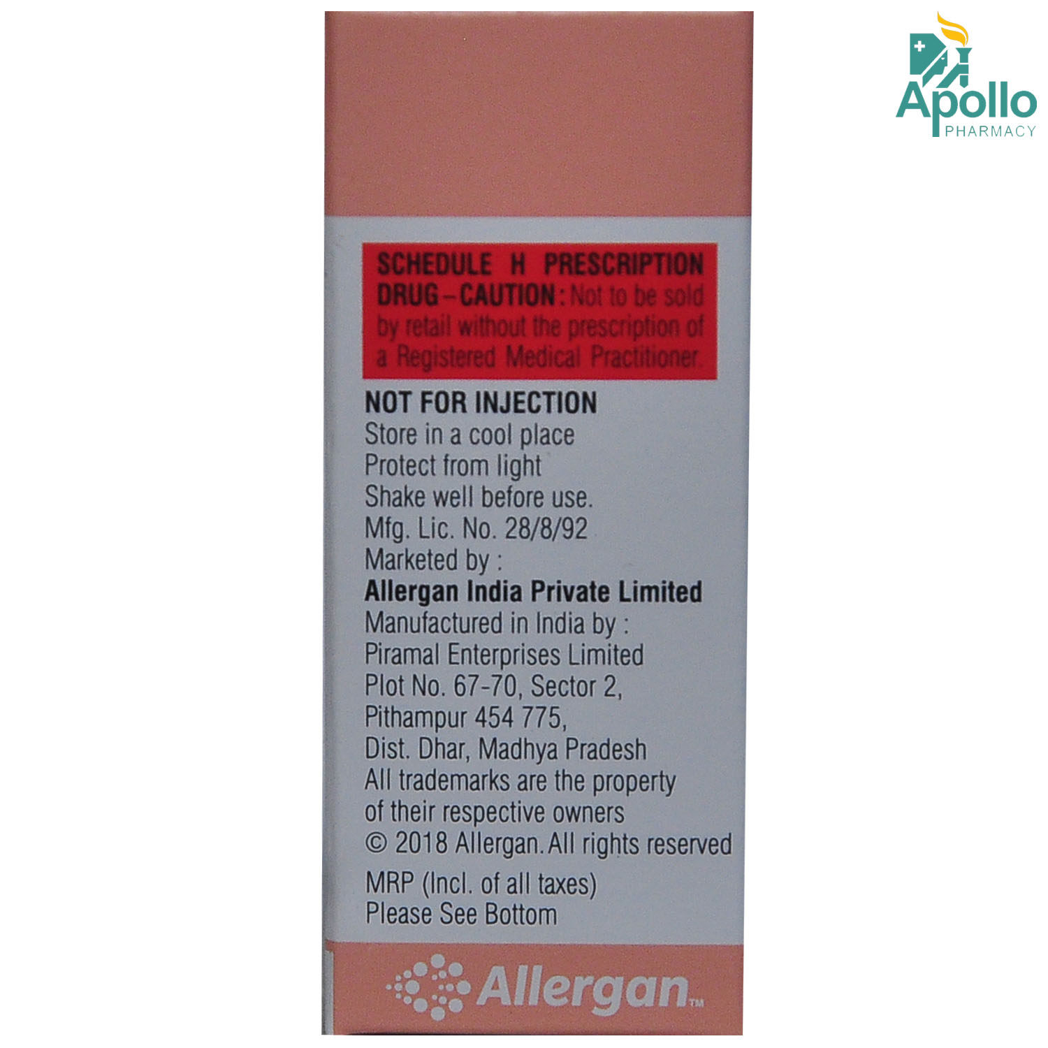 FML-T Eye Drops 5 ml, Pack of 1 FML-T Eye Drops 5 ml, Pack of 1