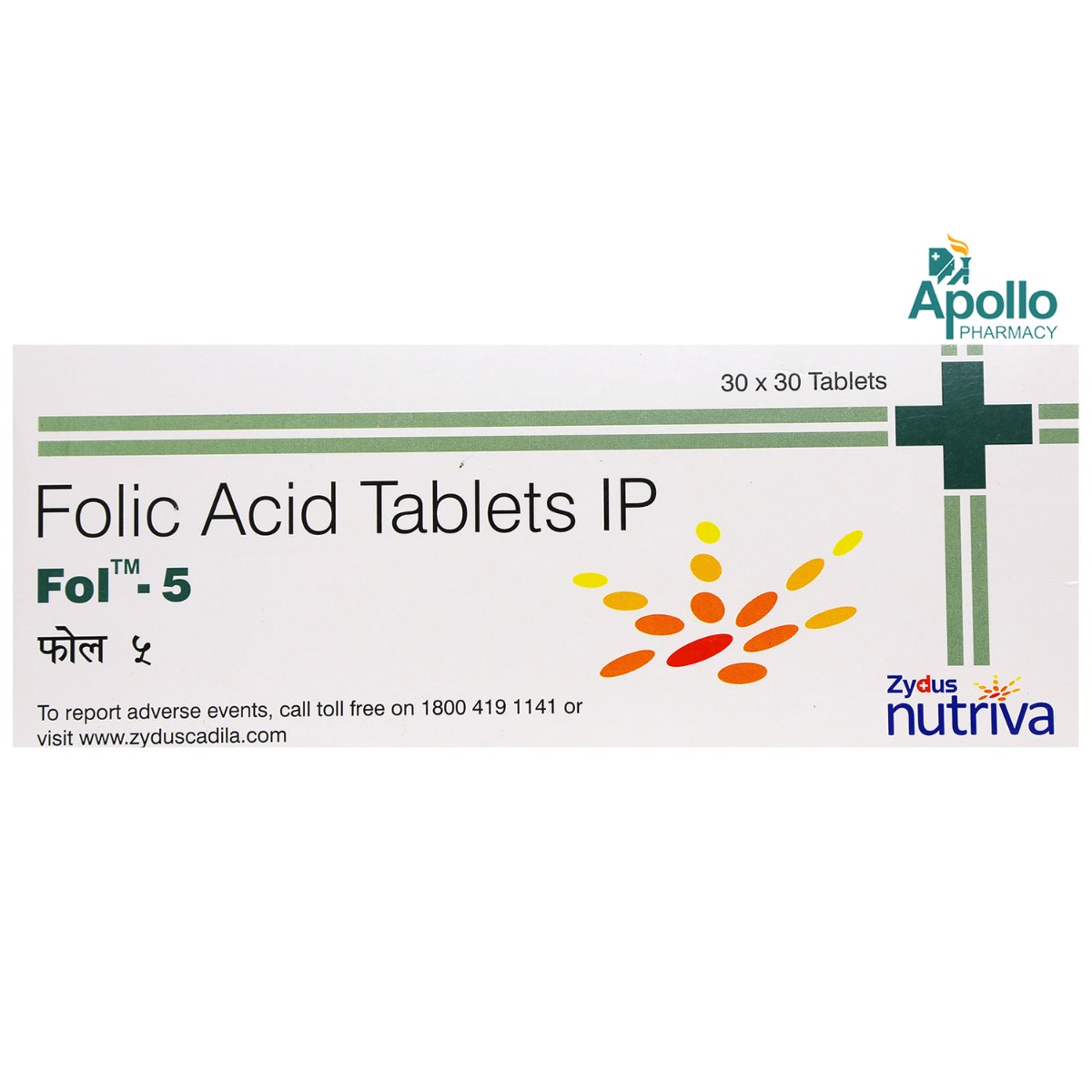 Buy Fol-5 Tablet 30's Online