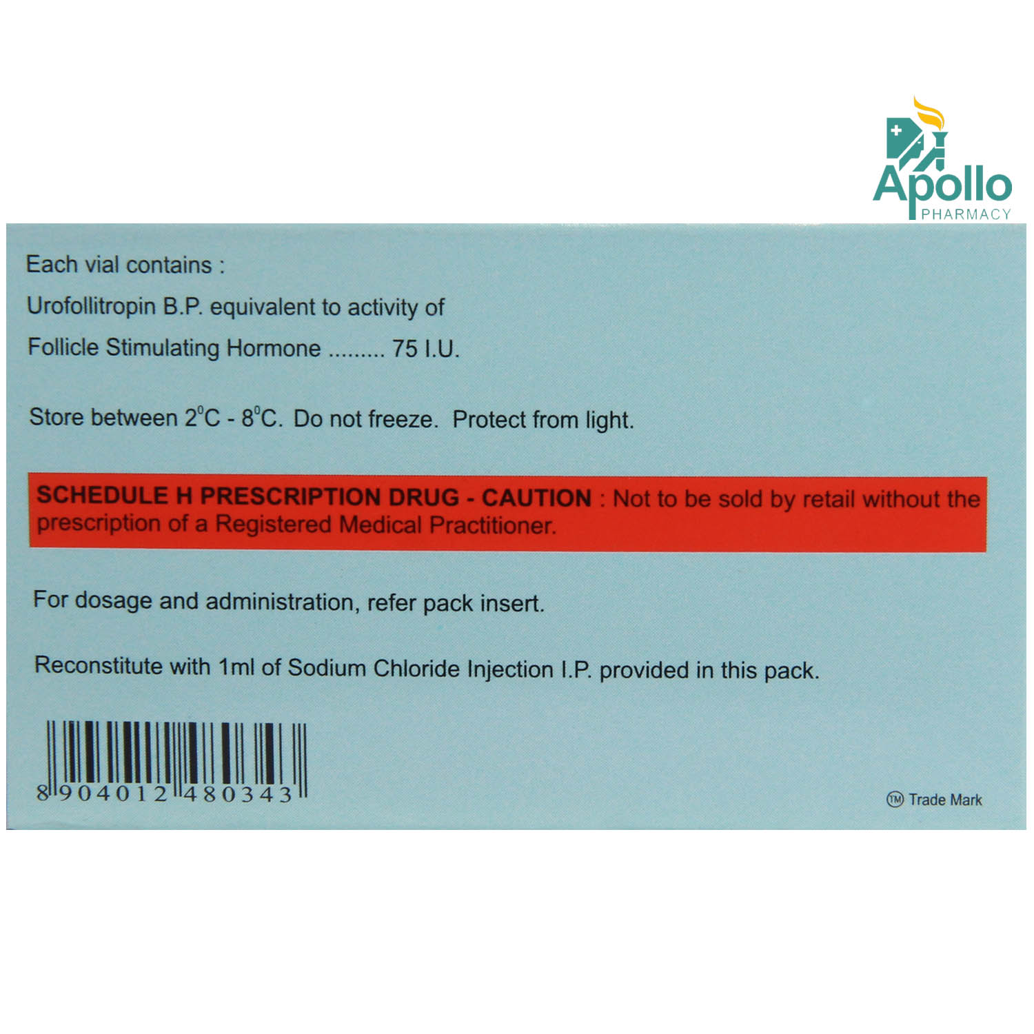 FOLICULIN INJECTION 75 IU, Pack of 1 INJECTION FOLICULIN INJECTION 75 IU, Pack of 1 INJECTION