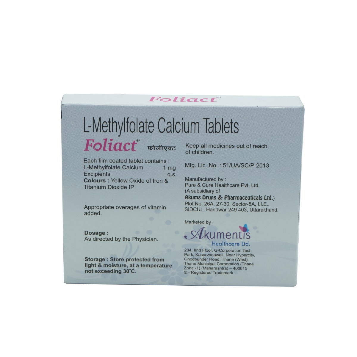 Foliact Tablet 30's, Pack of 30 TABLETS Foliact Tablet 30's, Pack of 30 TABLETS