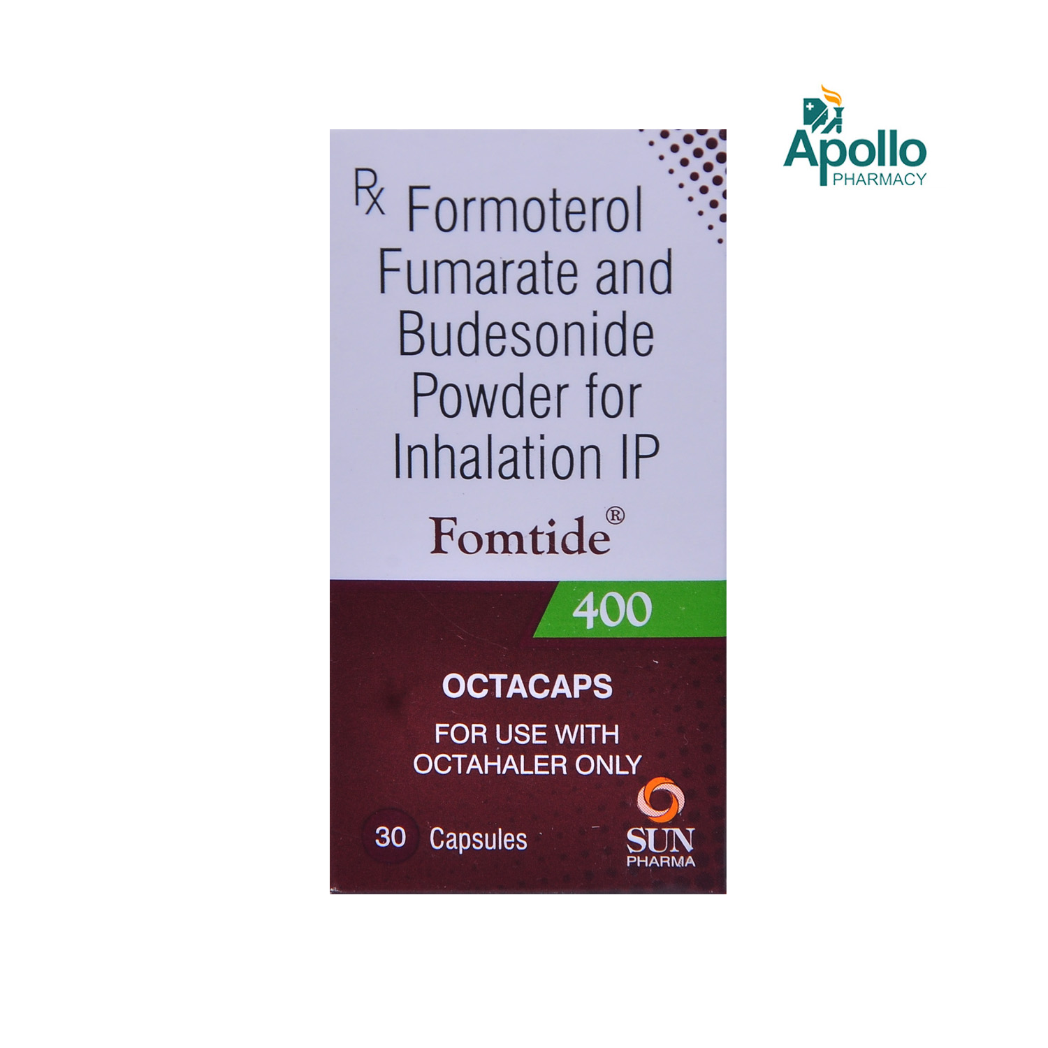 Fomtide 400 Octacaps 30's, Pack of 1 CAPSULE Fomtide 400 Octacaps 30's, Pack of 1 CAPSULE