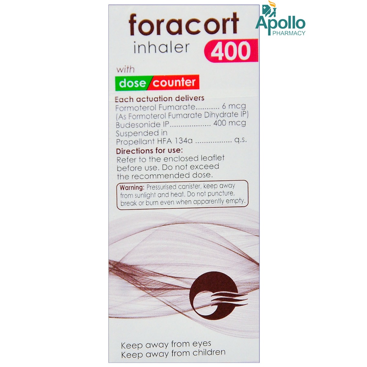 Foracort 400 Inhaler 120 mdi, Pack of 1 INHALER Foracort 400 Inhaler 120 mdi, Pack of 1 INHALER