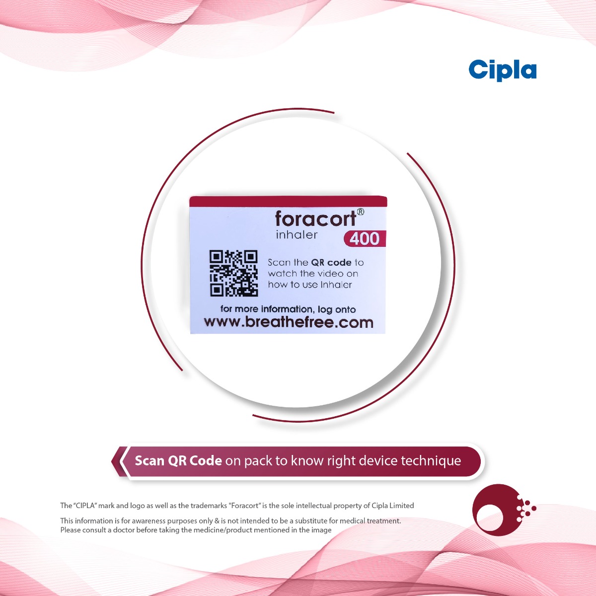 Foracort 400 Inhaler 120 mdi, Pack of 1 INHALER Foracort 400 Inhaler 120 mdi, Pack of 1 INHALER