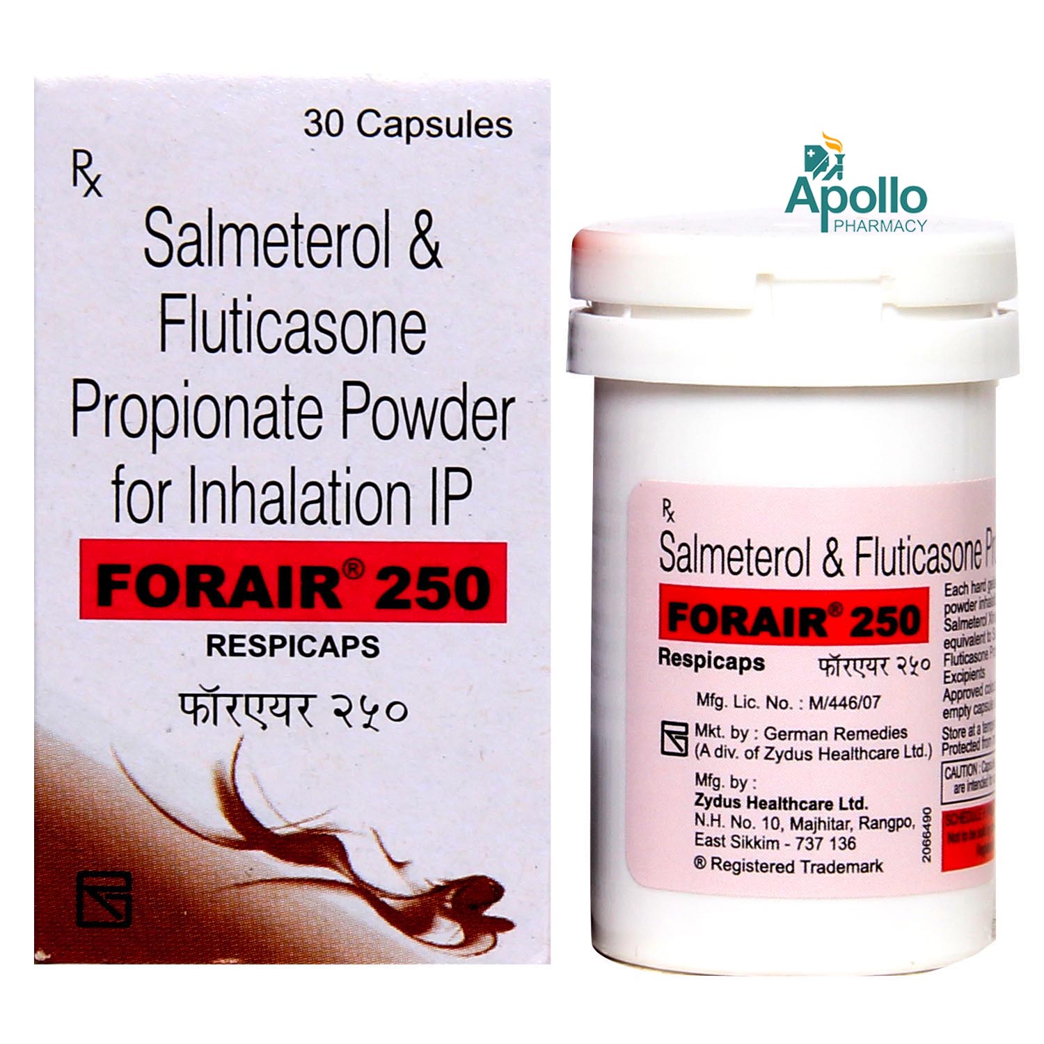 Forair 250 Respicaps 30's, Pack of 1 Forair 250 Respicaps 30's, Pack of 1