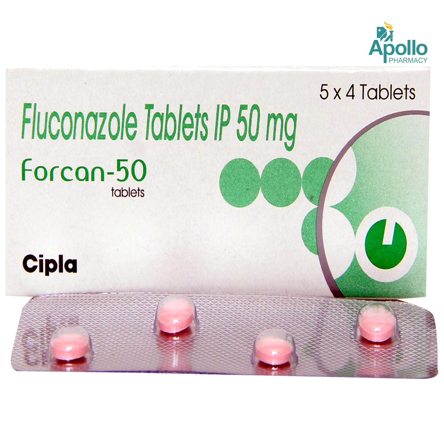 Forcan 50 Tablet 4's, Pack of 4 TABLETS Forcan 50 Tablet 4's, Pack of 4 TABLETS