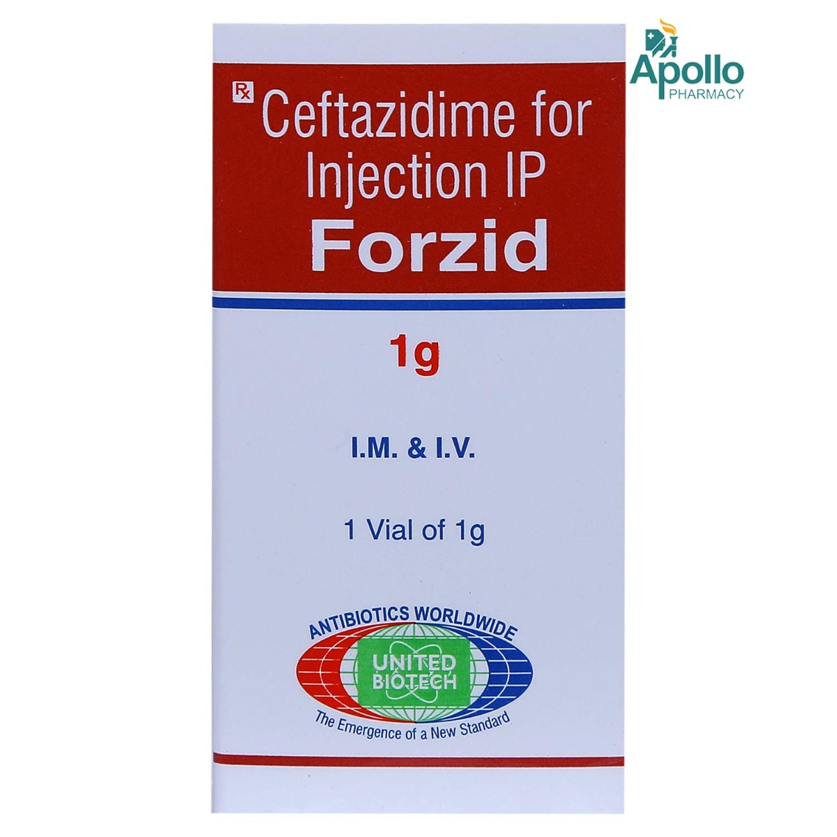 Forzid Injection 1 gm, Pack of 1 INJECTION Forzid Injection 1 gm, Pack of 1 INJECTION