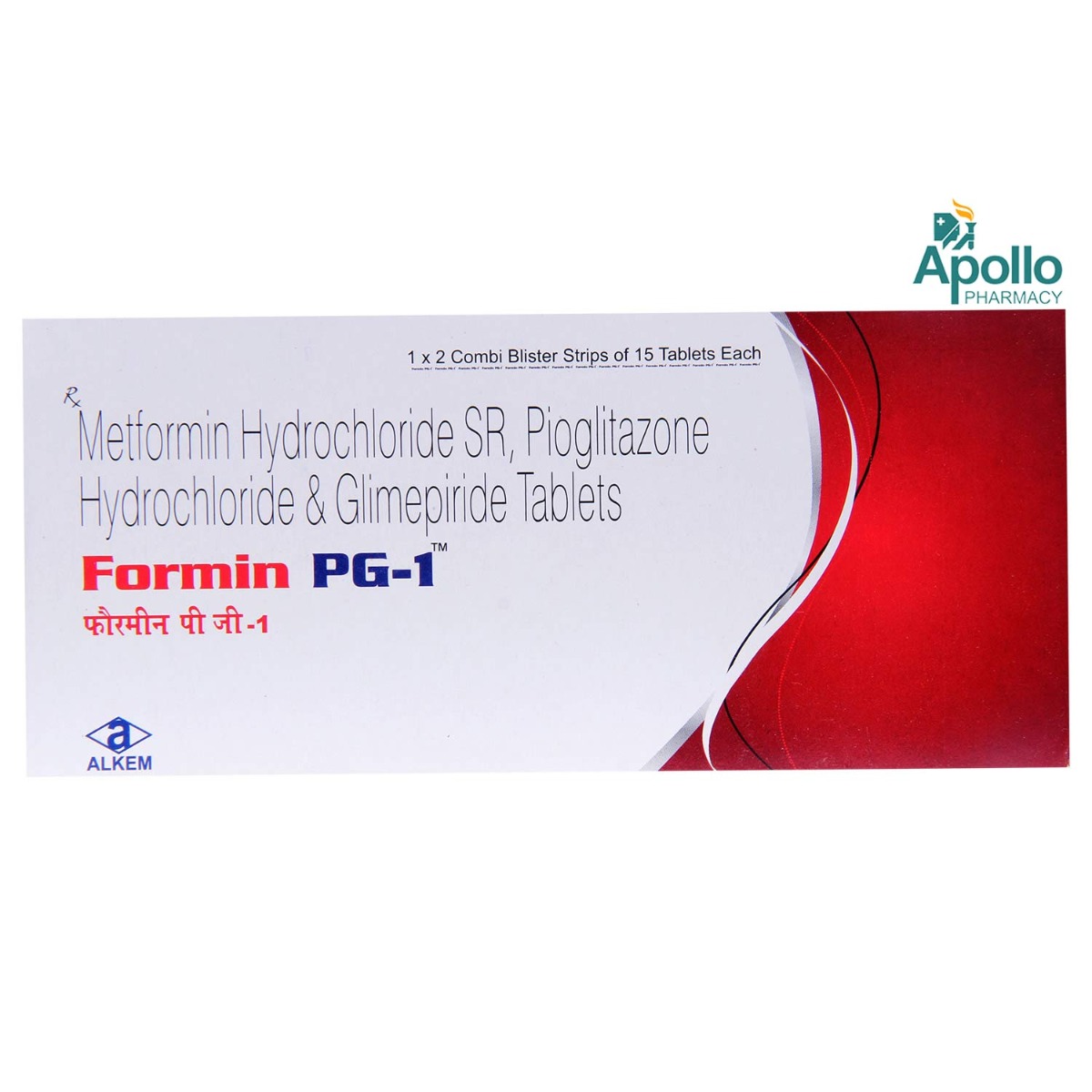 Formin PG-1 Tablet 15's, Pack of 15 TabletS Formin PG-1 Tablet 15's, Pack of 15 TabletS