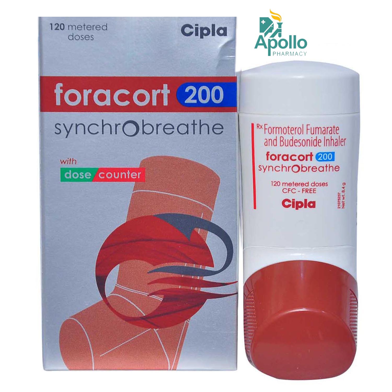 Foracort 200 Synchrobreathe Inhaler, Pack of 1 ROTACAPS Foracort 200 Synchrobreathe Inhaler, Pack of 1 ROTACAPS
