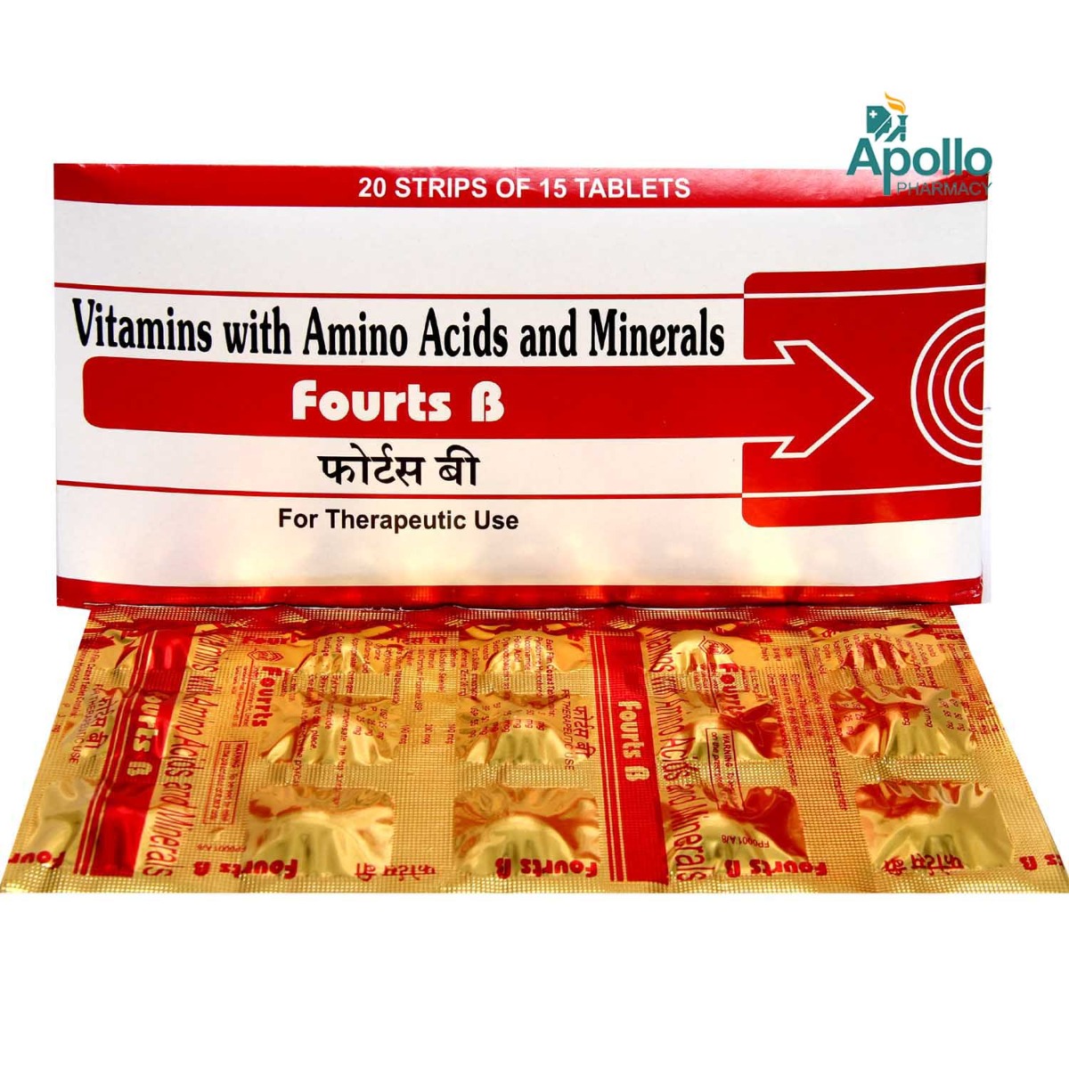 Fourts B Tablet 15's, Pack of 15 Fourts B Tablet 15's, Pack of 15