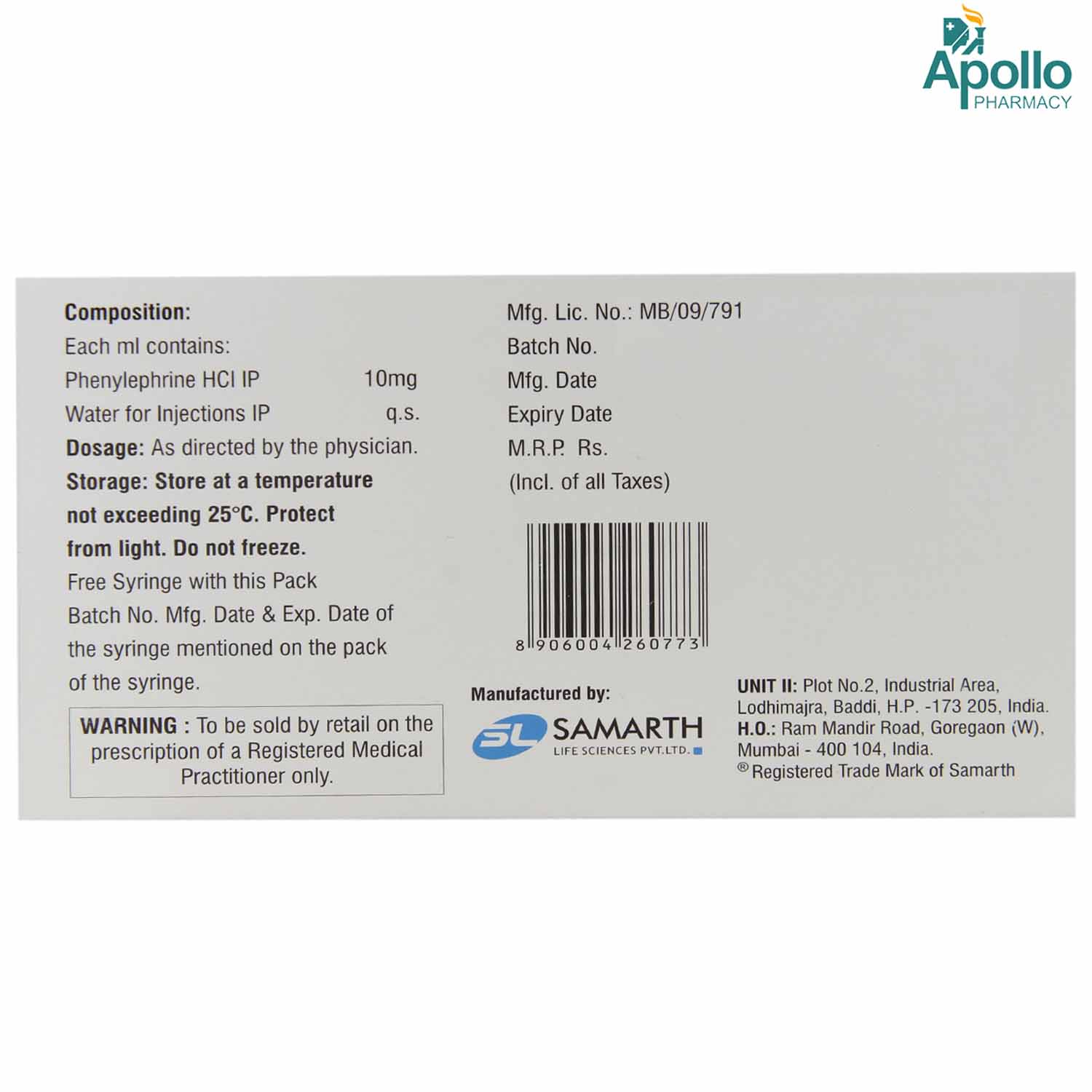 Frenin Injection 1 ml, Pack of 1 Injection Frenin Injection 1 ml, Pack of 1 Injection