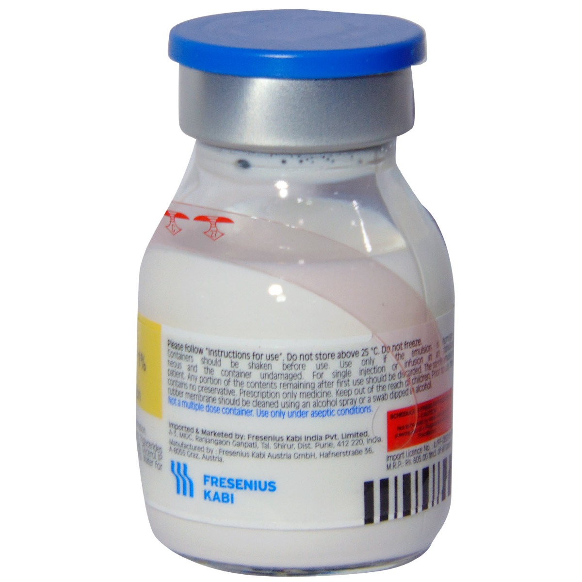 Fresofol 1% MCT/LCT Injection 50 ml, Pack of 1 Injection Fresofol 1% MCT/LCT Injection 50 ml, Pack of 1 Injection