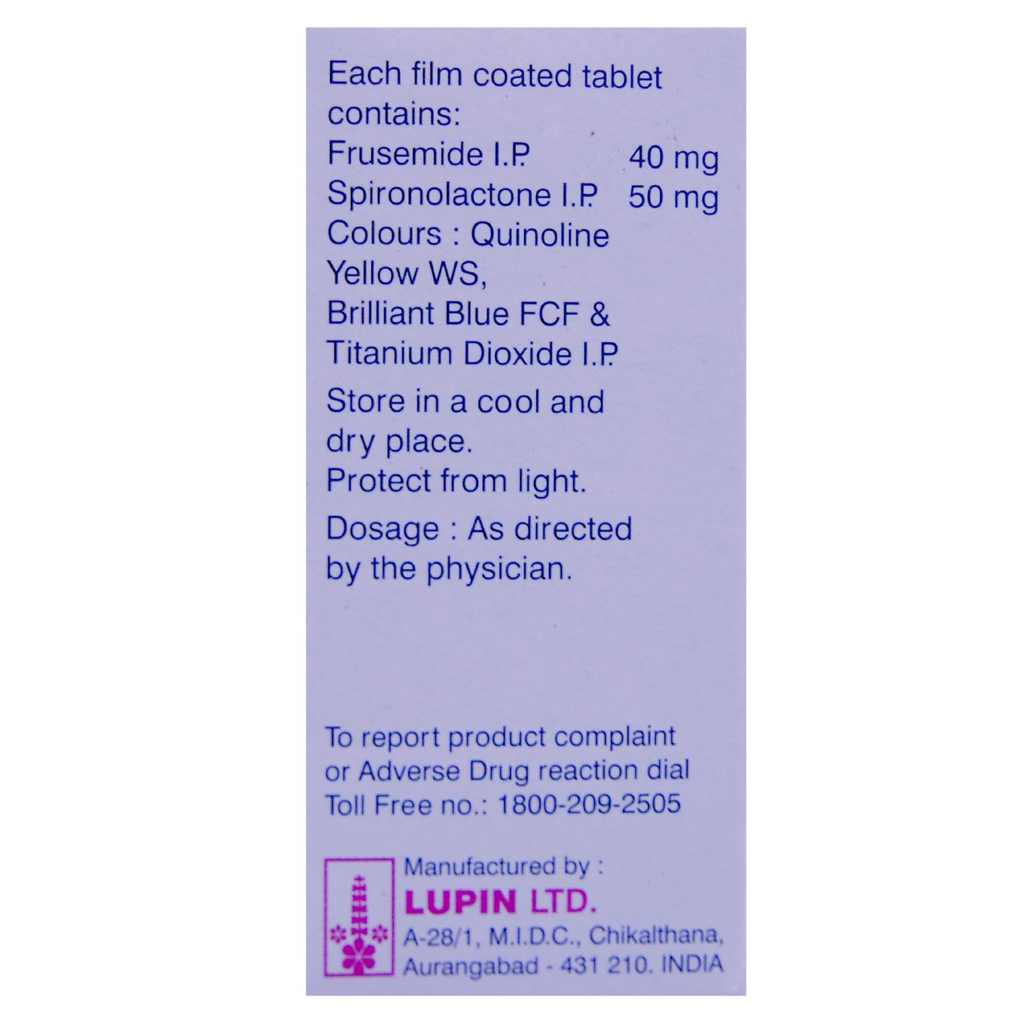 Fruselac DS Tablet 10's, Pack of 10 TABLETS Fruselac DS Tablet 10's, Pack of 10 TABLETS