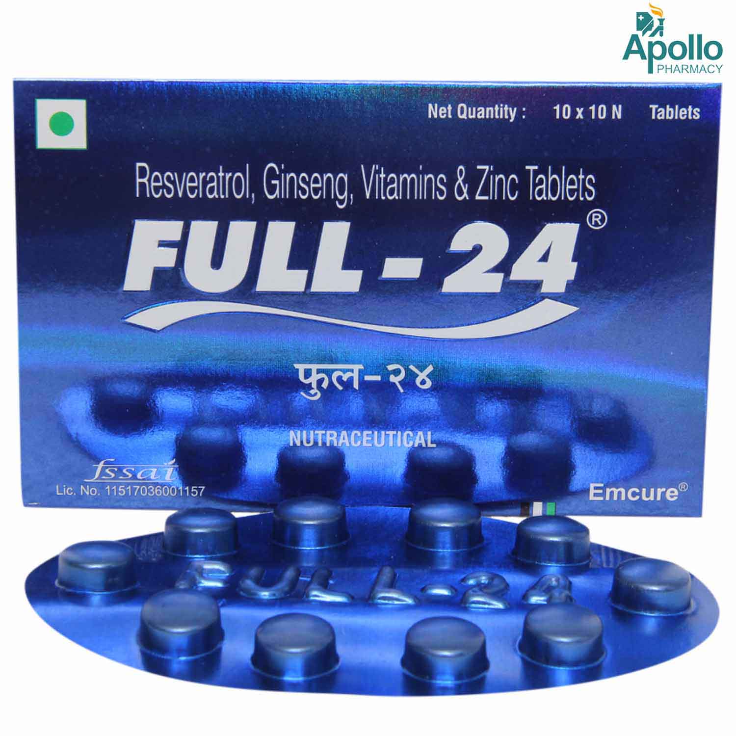 Full-24 Tablet 10's, Pack of 10 TABLETS Full-24 Tablet 10's, Pack of 10 TABLETS